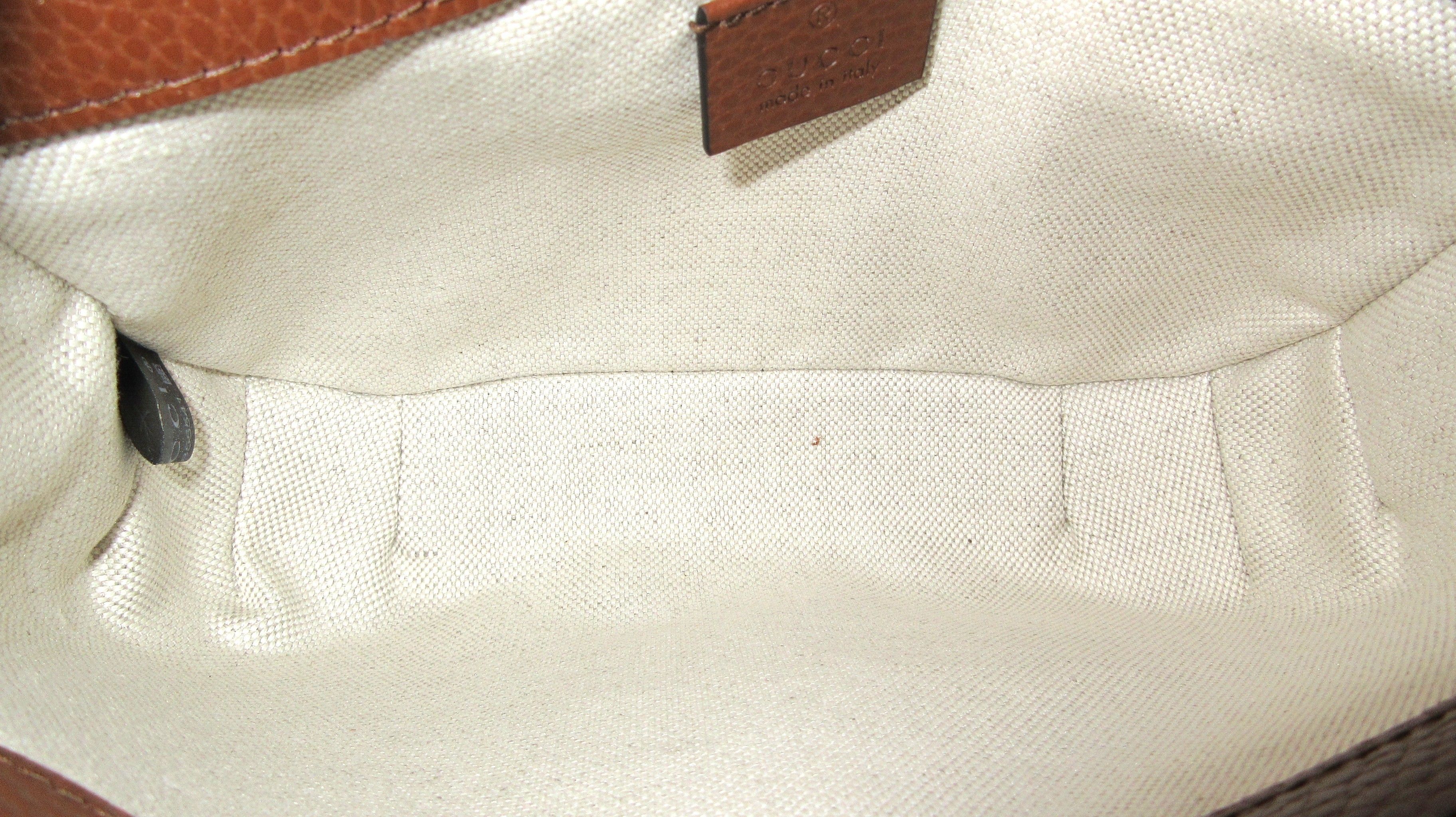 New Denim GG Monogram Dollar Calfskin Web Mini Horsebit 1955 Shoulder Bag Blue Tea Cuir Epilog — view 10