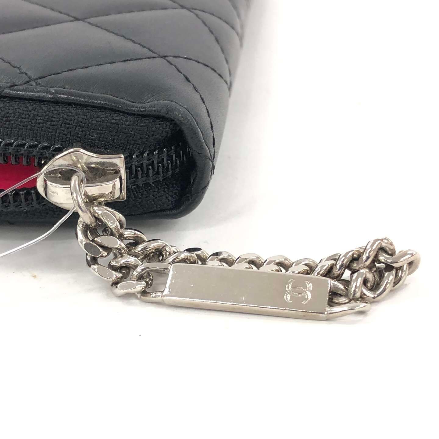 Lambskin Cambon Round Zipped Wallet — view 6