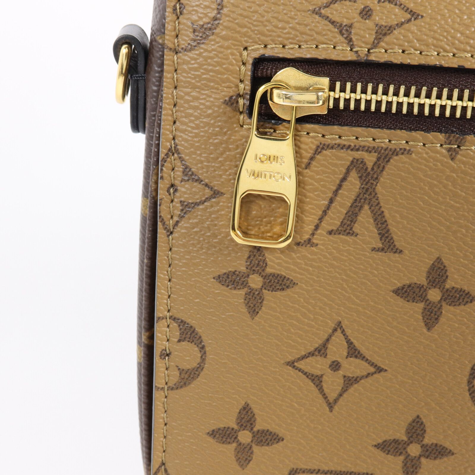 Monogram/monogram Reverse Pochette Metis Hand-turned Shoulder And Back Bag Brown 2way Shoulder Bag — view 10