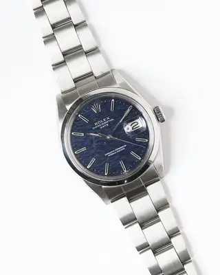 Oyster Perpetual Date 34mm Ref 1500 Rare Mosaic Dial Watch