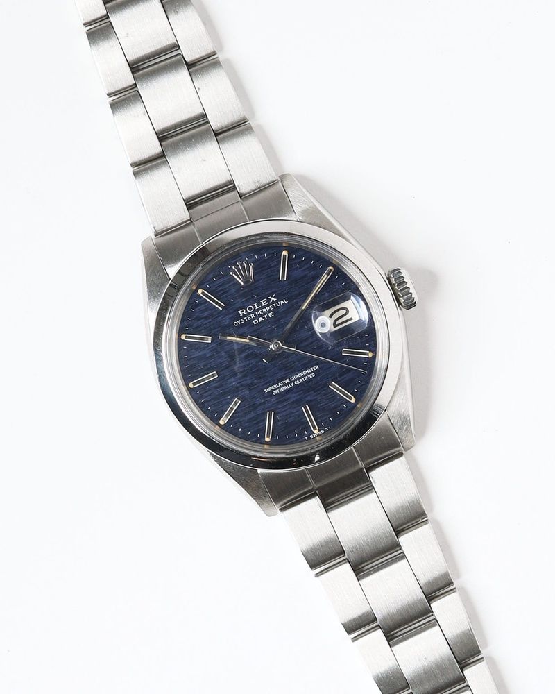 Oyster Perpetual Date 34mm Ref 1500 Rare Mosaic Dial Watch — view 2