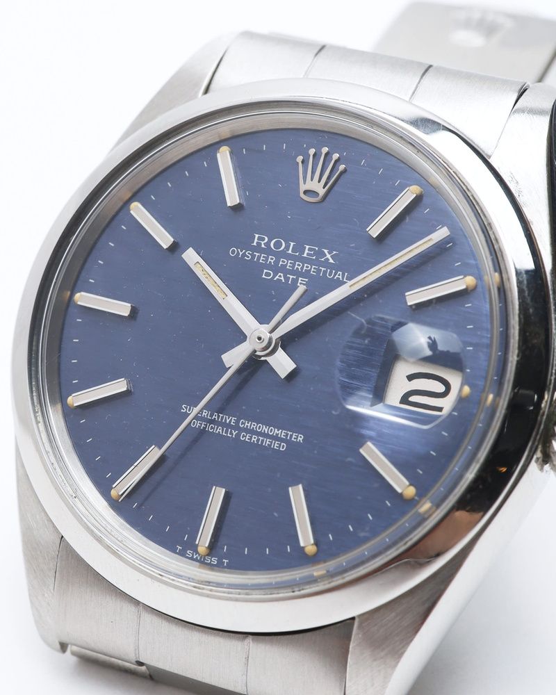 Oyster Perpetual Date 34mm Ref 1500 Rare Mosaic Dial Watch — view 4