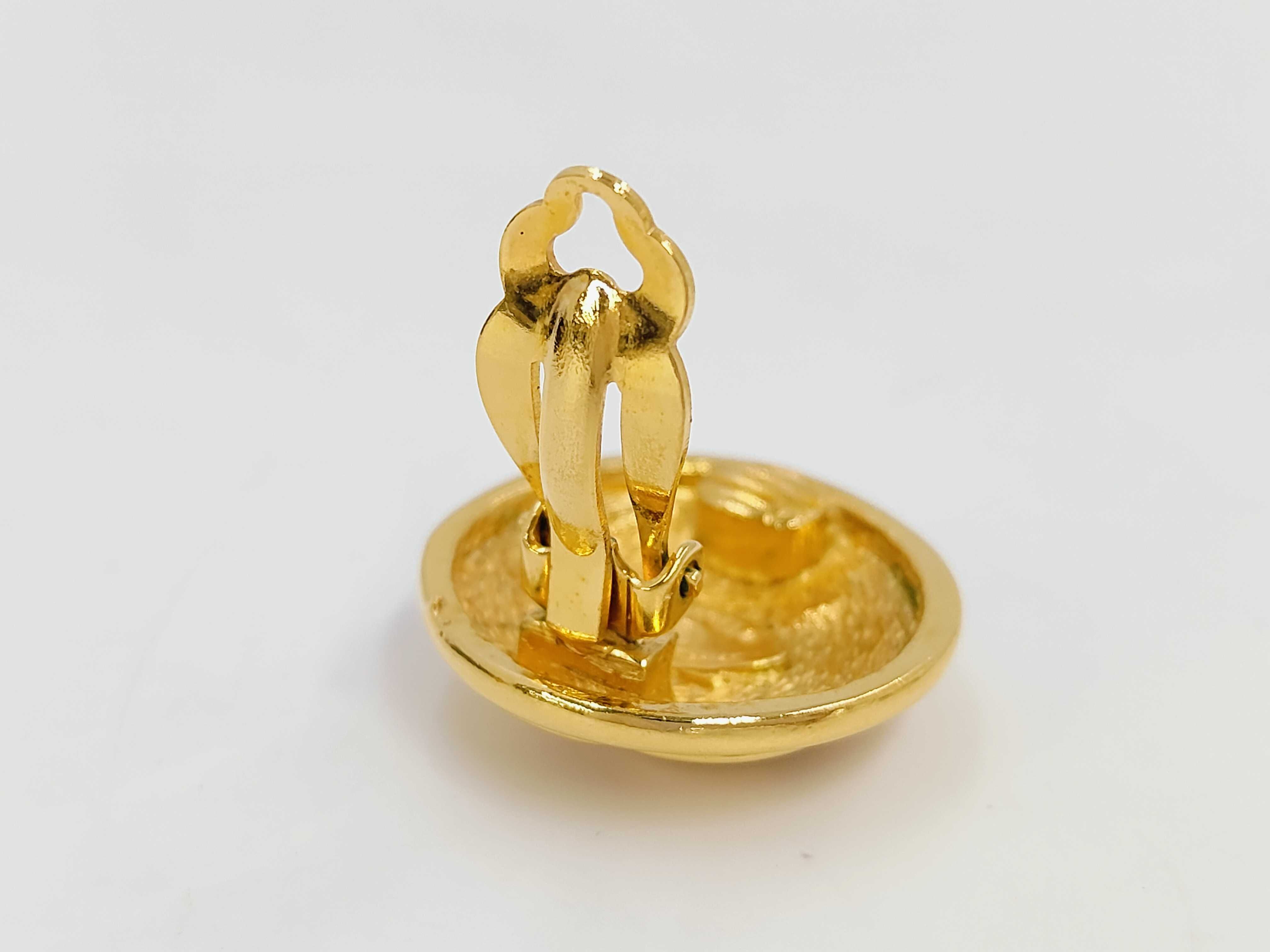 Coco Mark Matelassé Round Earrings — view 6