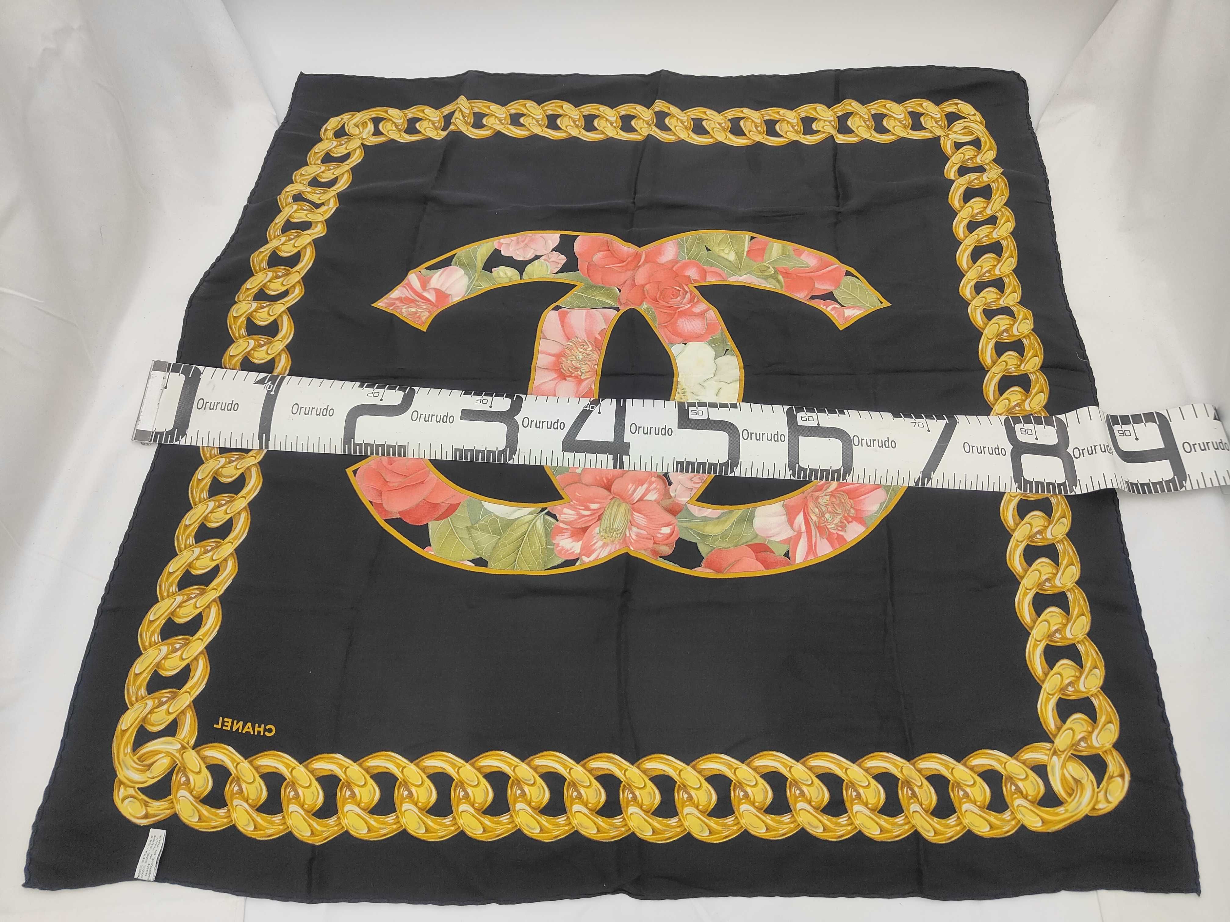 scarf, beige and black, other accessories. — view 2