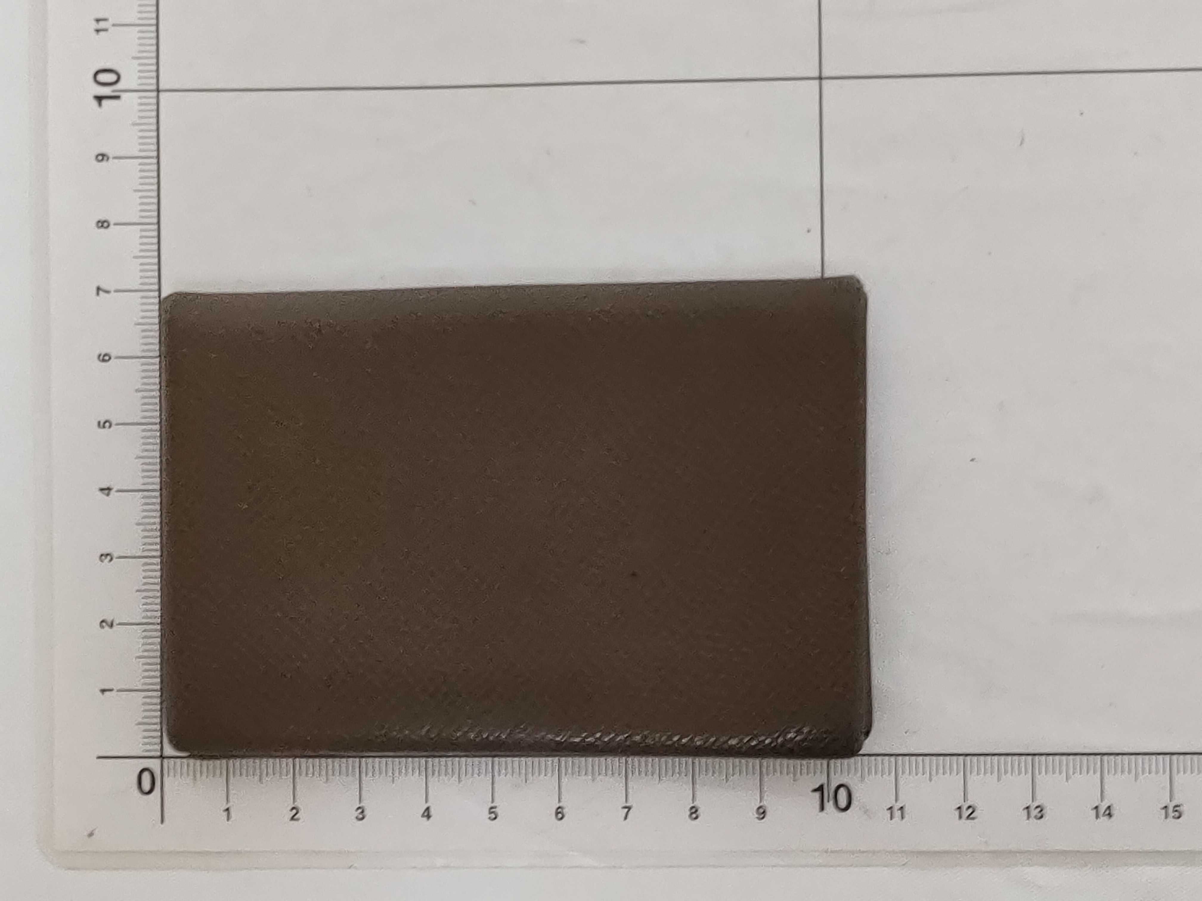 Duo Veau Epsom Etoupe K-stamp coin case — view 2