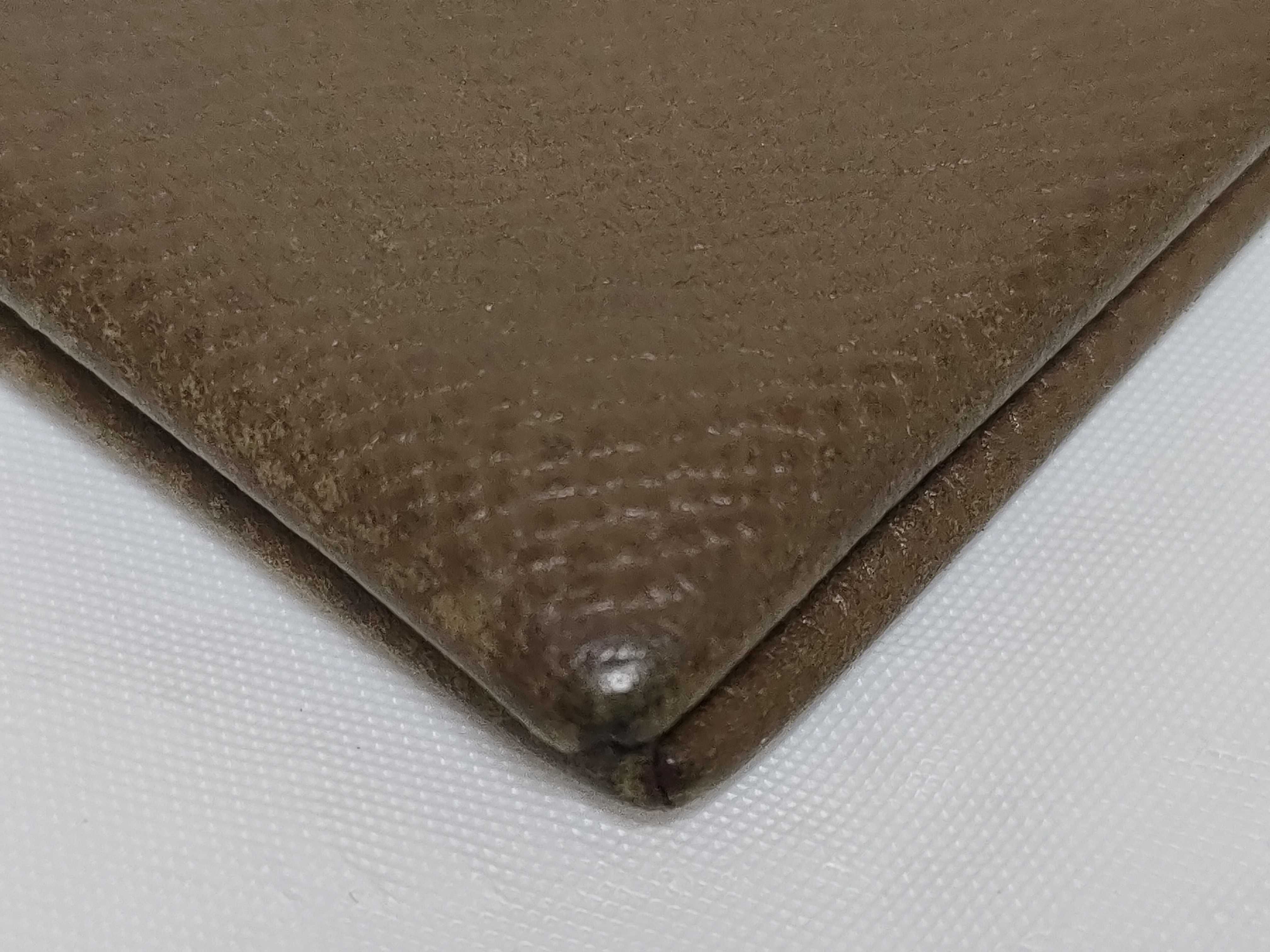 Duo Veau Epsom Etoupe K-stamp coin case — view 3