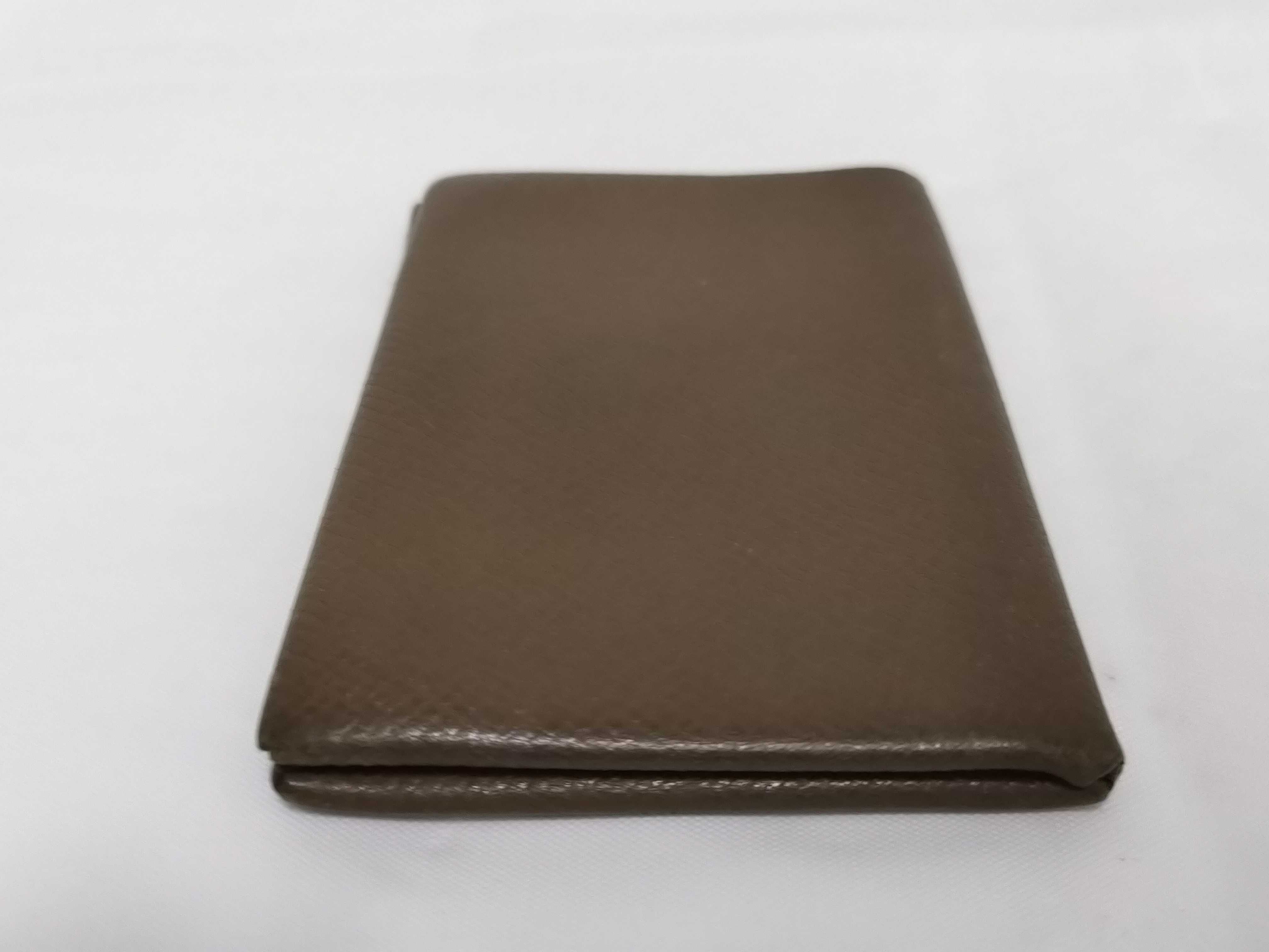Duo Veau Epsom Etoupe K-stamp coin case — view 5