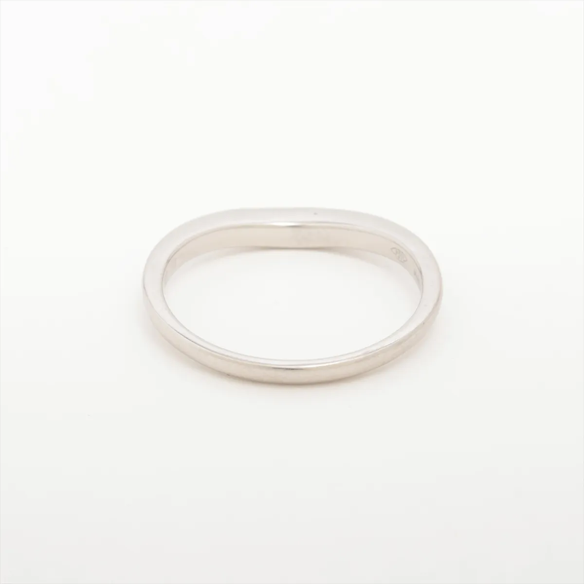Bulgari Fedi 1P Diamond Ring Pt950 4.0g Initial 7MH111 360554 QR code readable — view 2