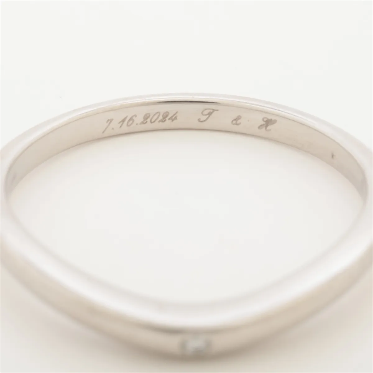 Bulgari Fedi 1P Diamond Ring Pt950 4.0g Initial 7MH111 360554 QR code readable — view 4