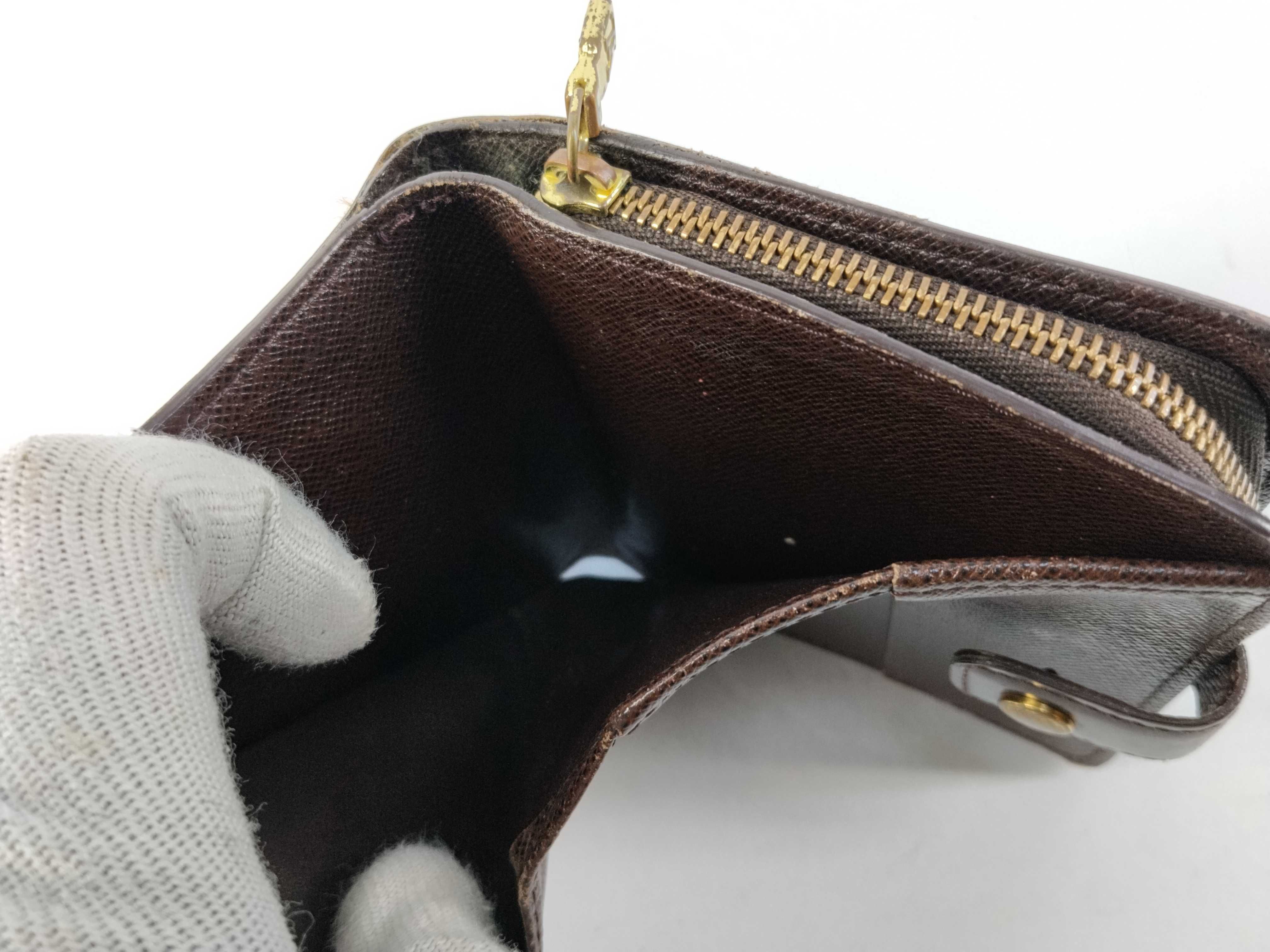 Damier Louis Vuitton Compact Zip N61668 Wallet — view 11