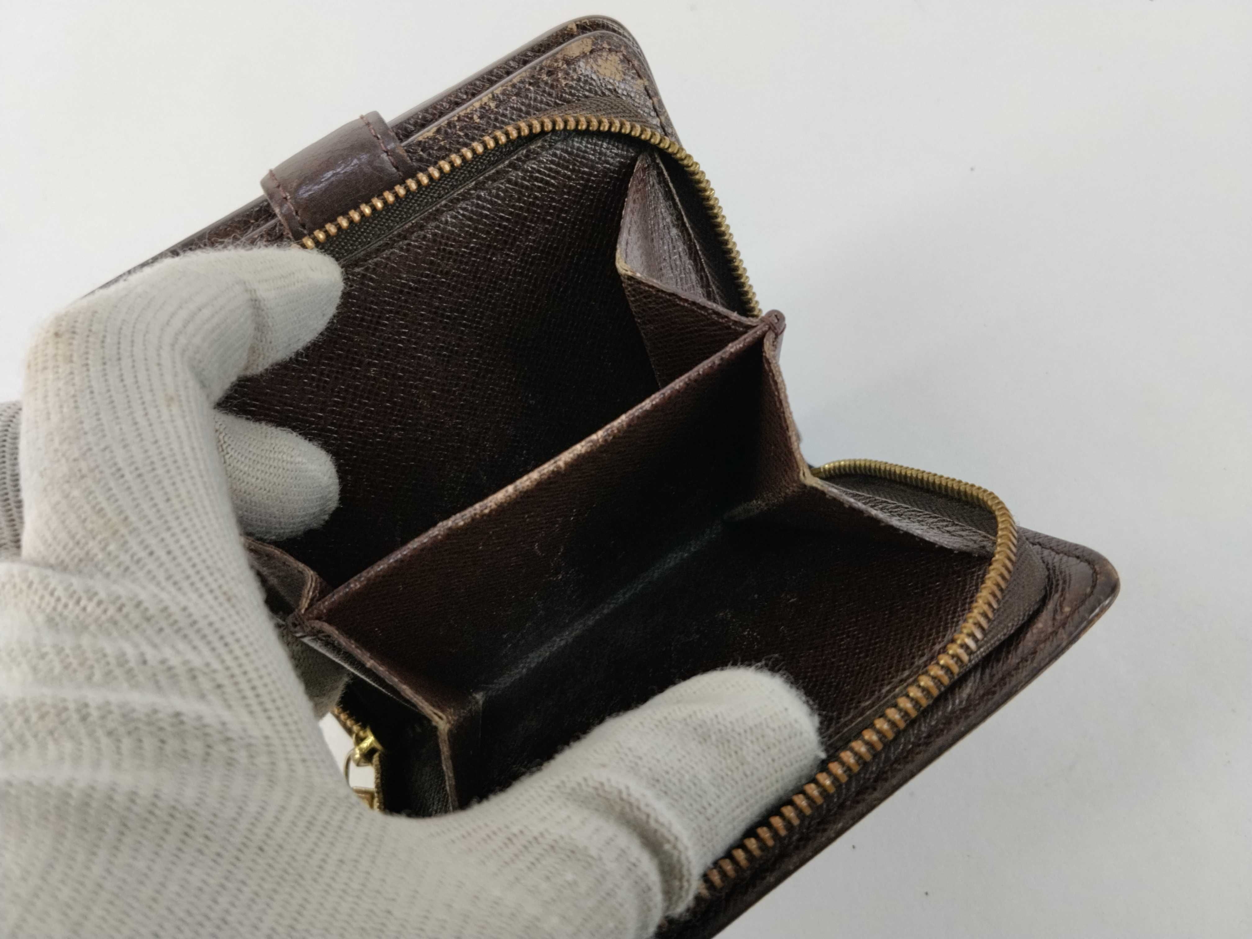 Damier Louis Vuitton Compact Zip N61668 Wallet — view 12
