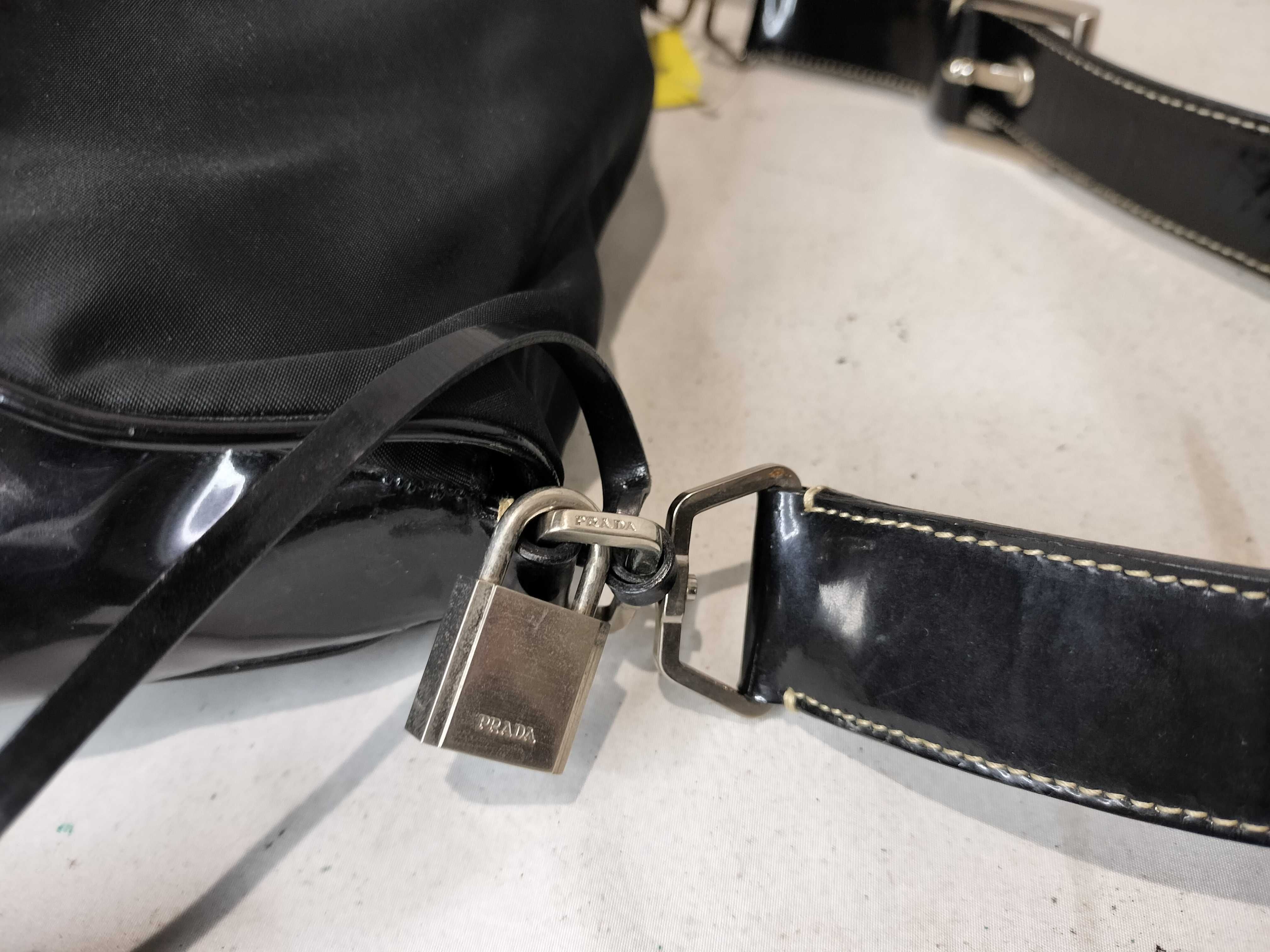 Nylon Turnlock One-Shoulder Bag Handbag — view 5