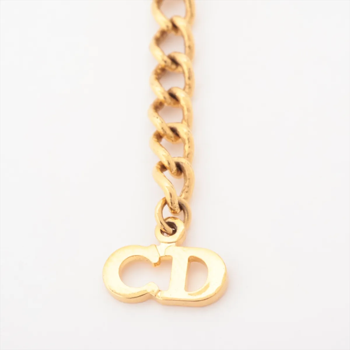CD logo bracelet, GP gold. Shows signs of wear, — view 5