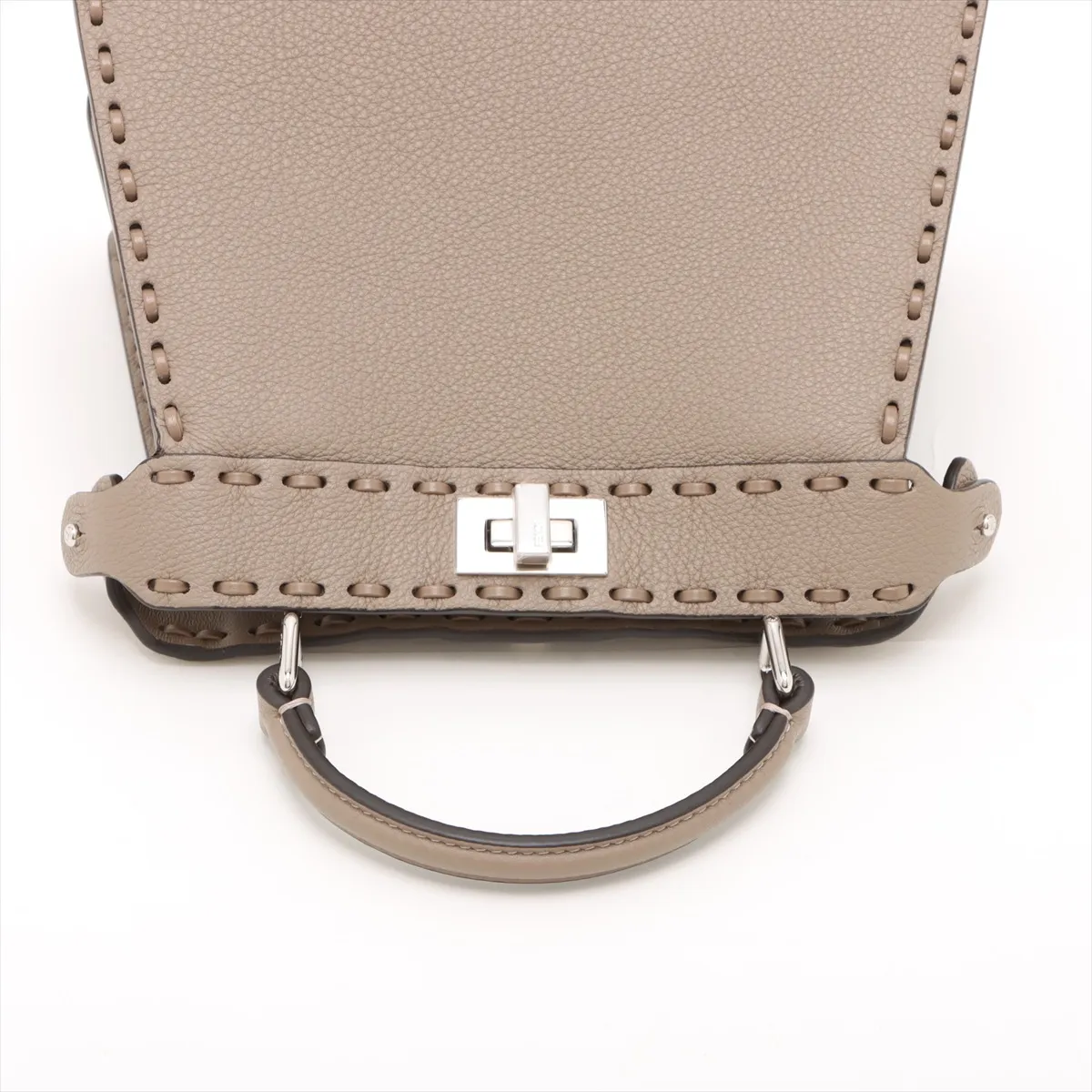 Selleria Peekaboo Ic You Mini Leather 2WAY Handbag Brown 8BN335 — view 5