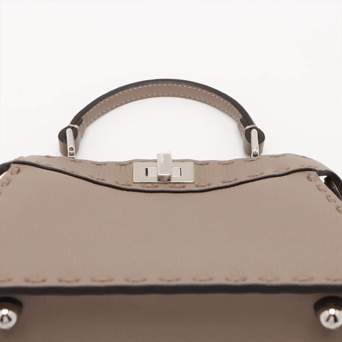 Selleria Peekaboo Ic You Mini Leather 2WAY Handbag Brown 8BN335 — view 6