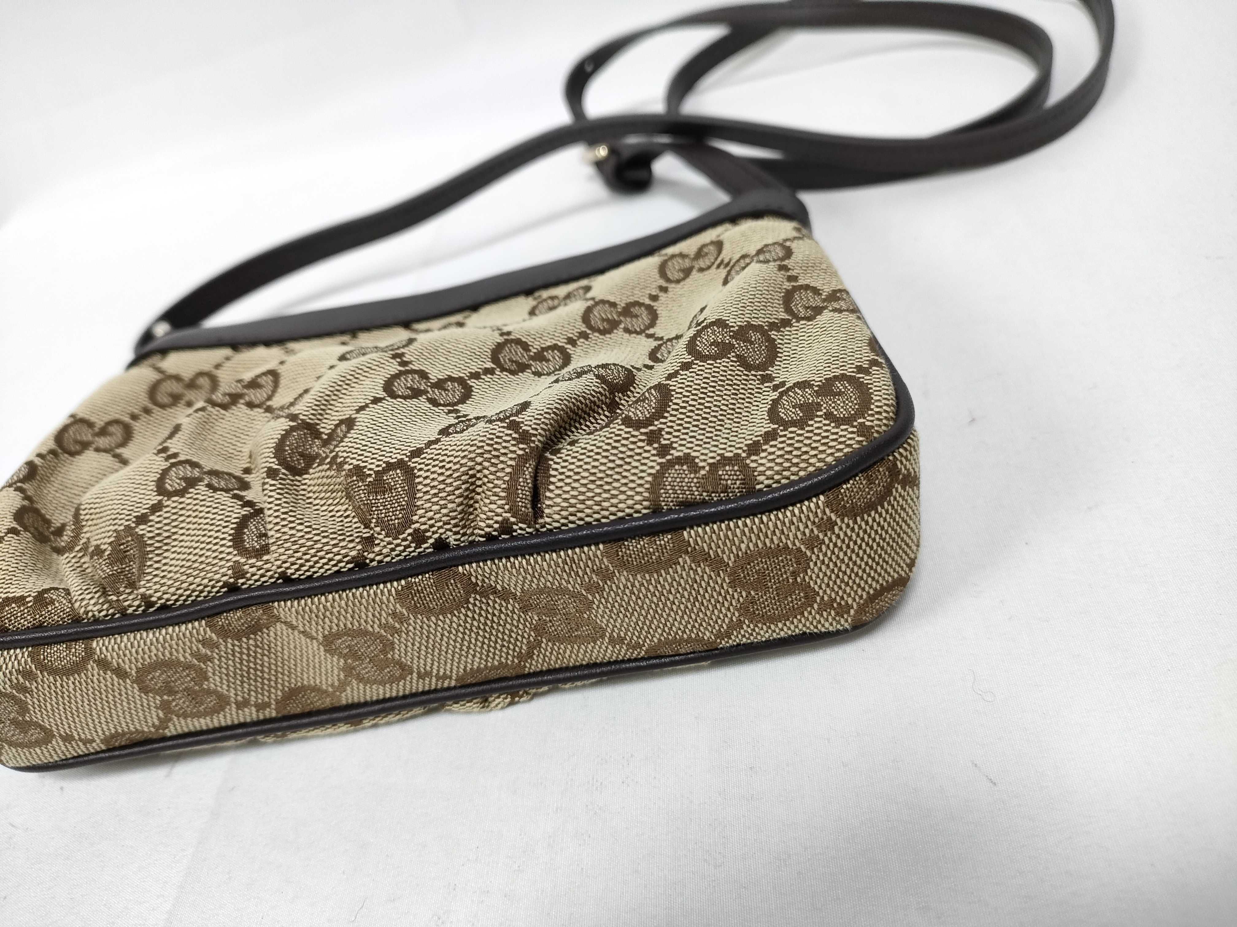 GG Canvas Mini Shoulder Bag with Heart Charm (Item No. 256899) ​​- Comes with Box - Shoulder Bag — view 4
