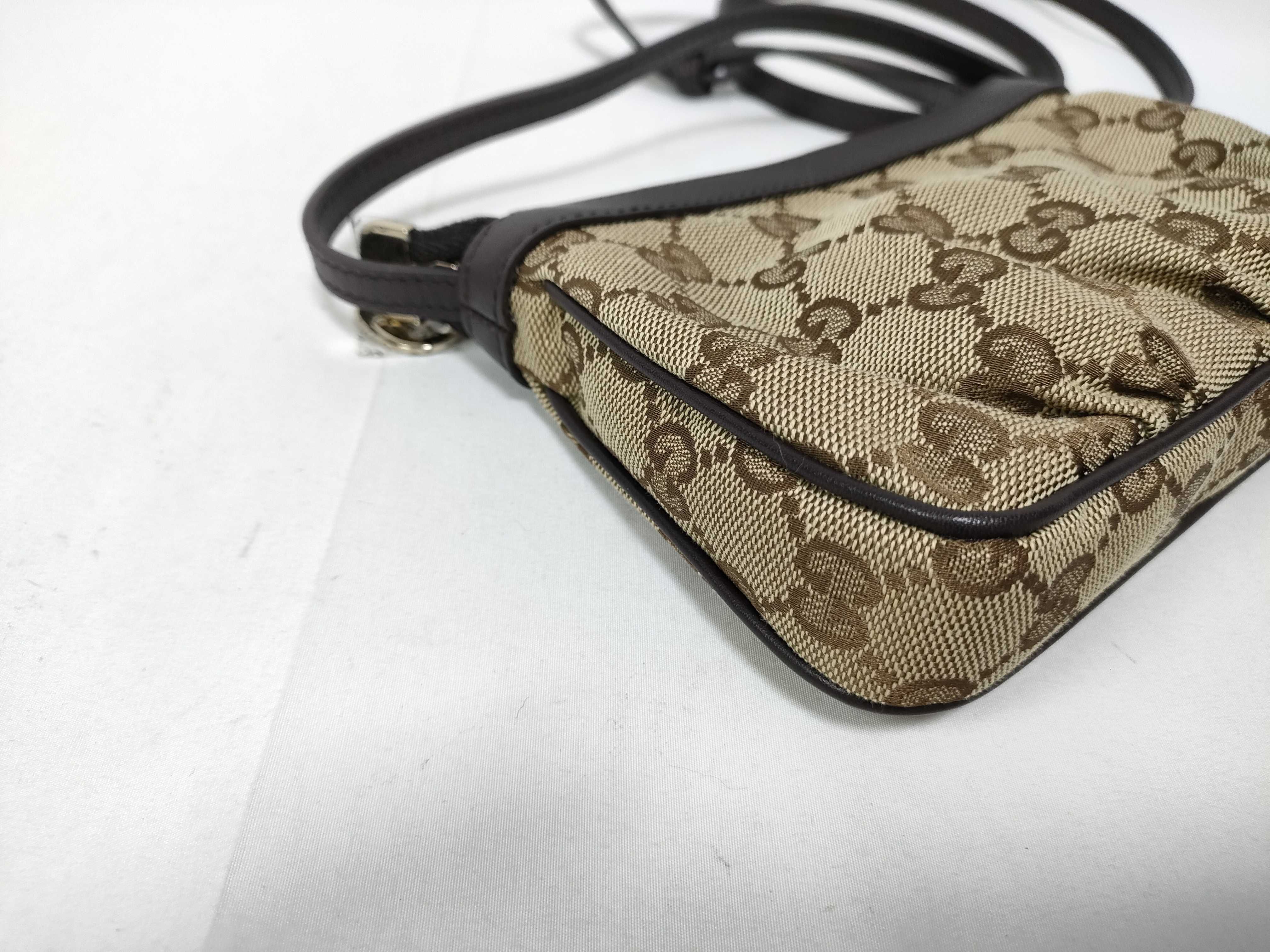 GG Canvas Mini Shoulder Bag with Heart Charm (Item No. 256899) ​​- Comes with Box - Shoulder Bag — view 5