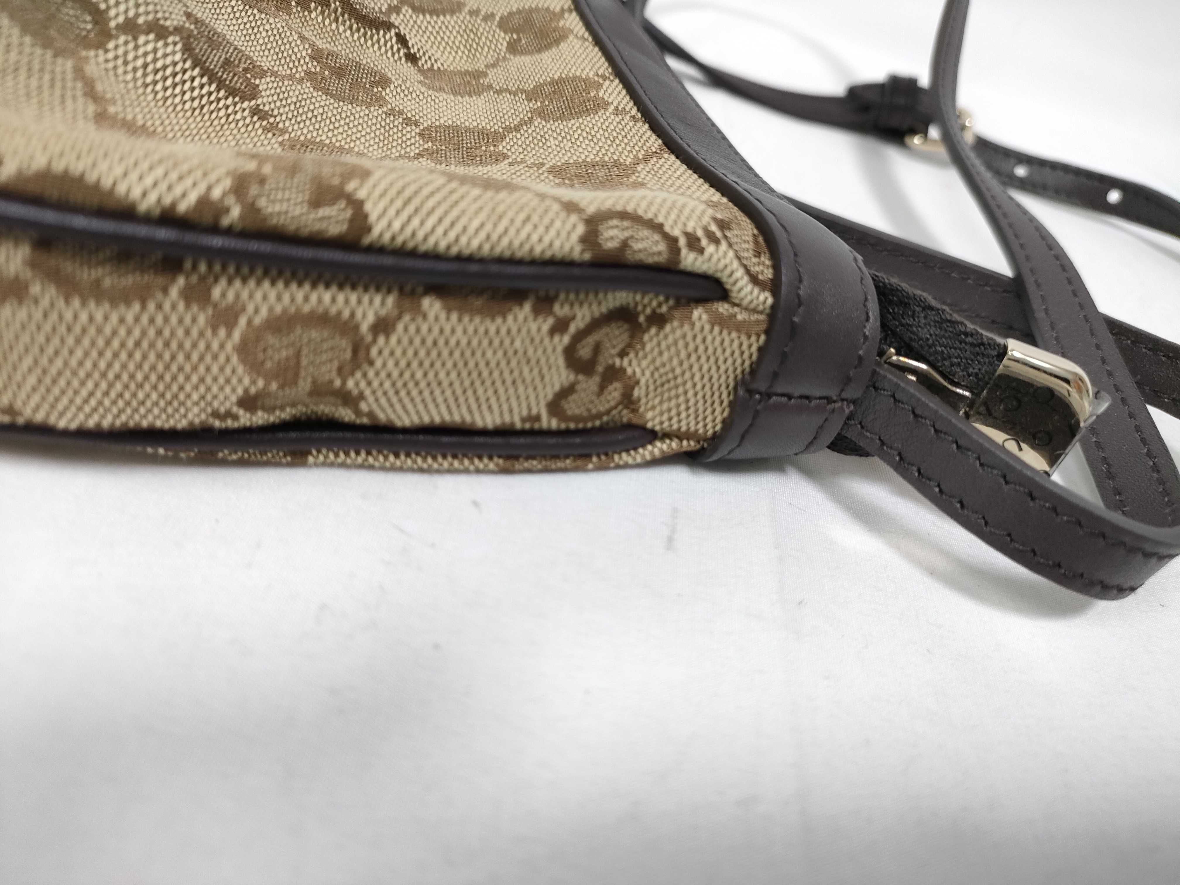 GG Canvas Mini Shoulder Bag with Heart Charm (Item No. 256899) ​​- Comes with Box - Shoulder Bag — view 8