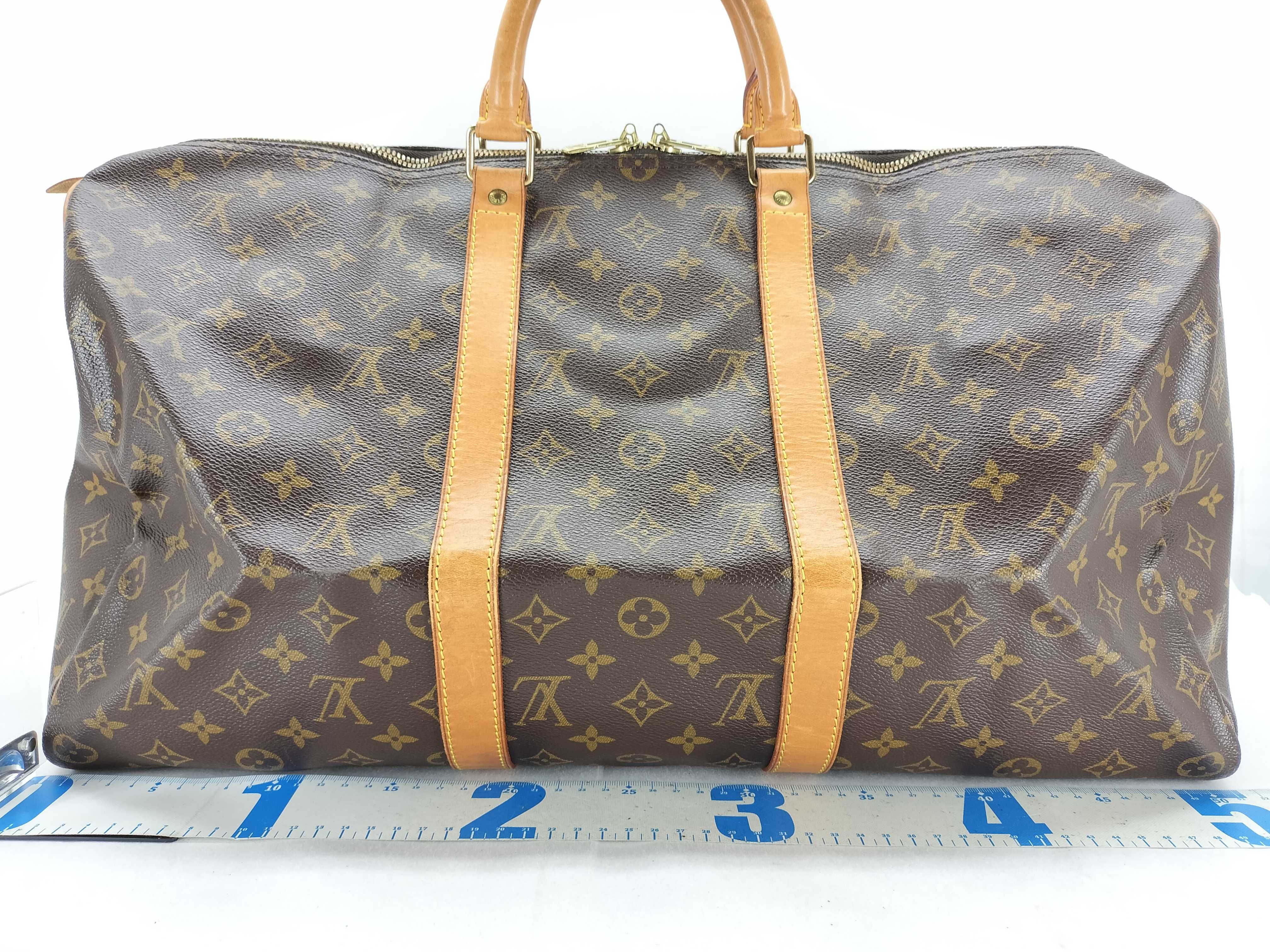 Monogram Louis Vuitton Keepall 50 Boston Bag — view 2