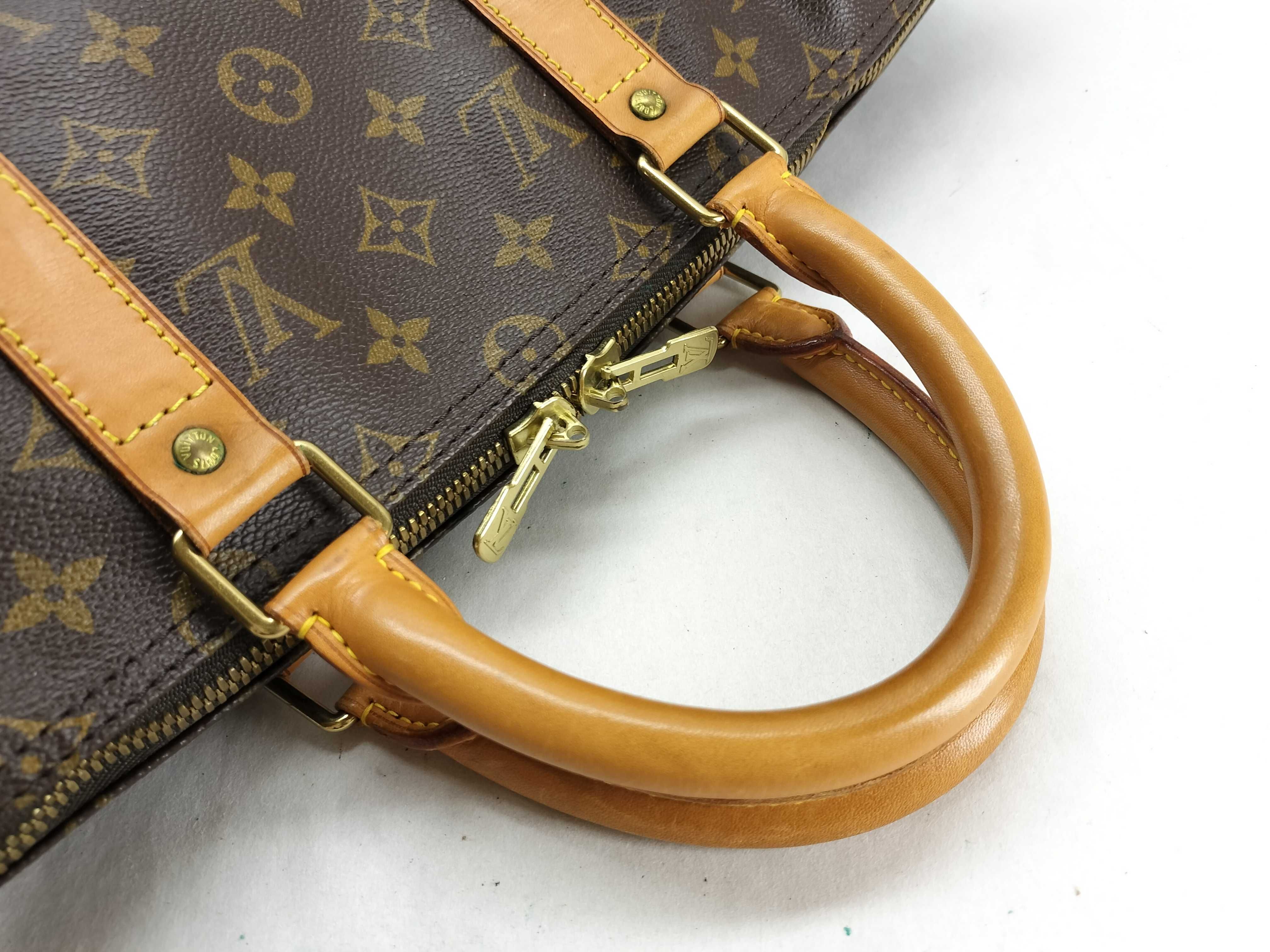 Monogram Louis Vuitton Keepall 50 Boston Bag — view 3