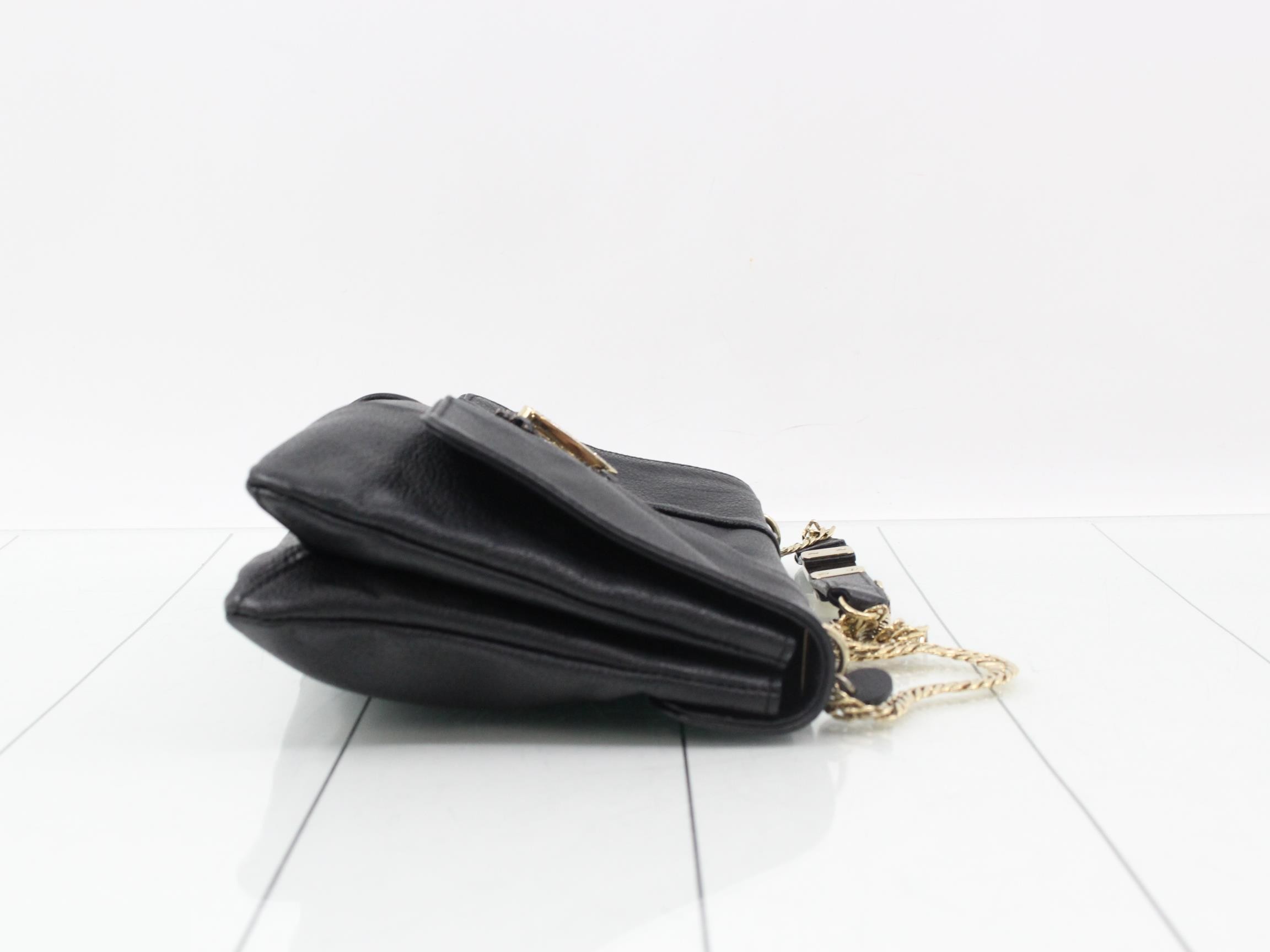 Chain Shoulder Bag with Rhinestones — view 3