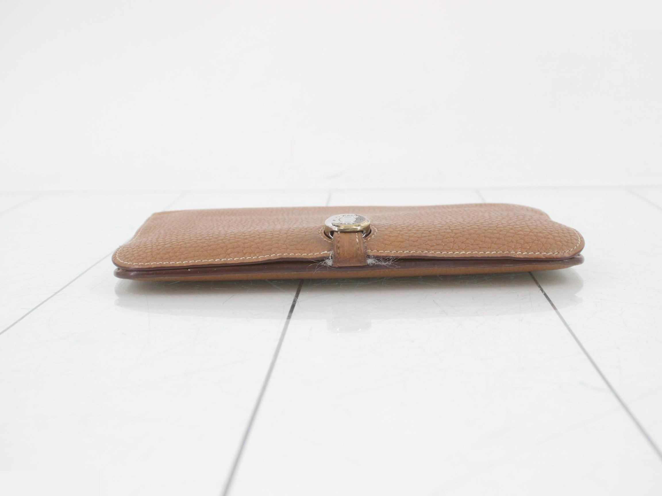 Dogon K stamp, with box, HERMES wallet — view 3