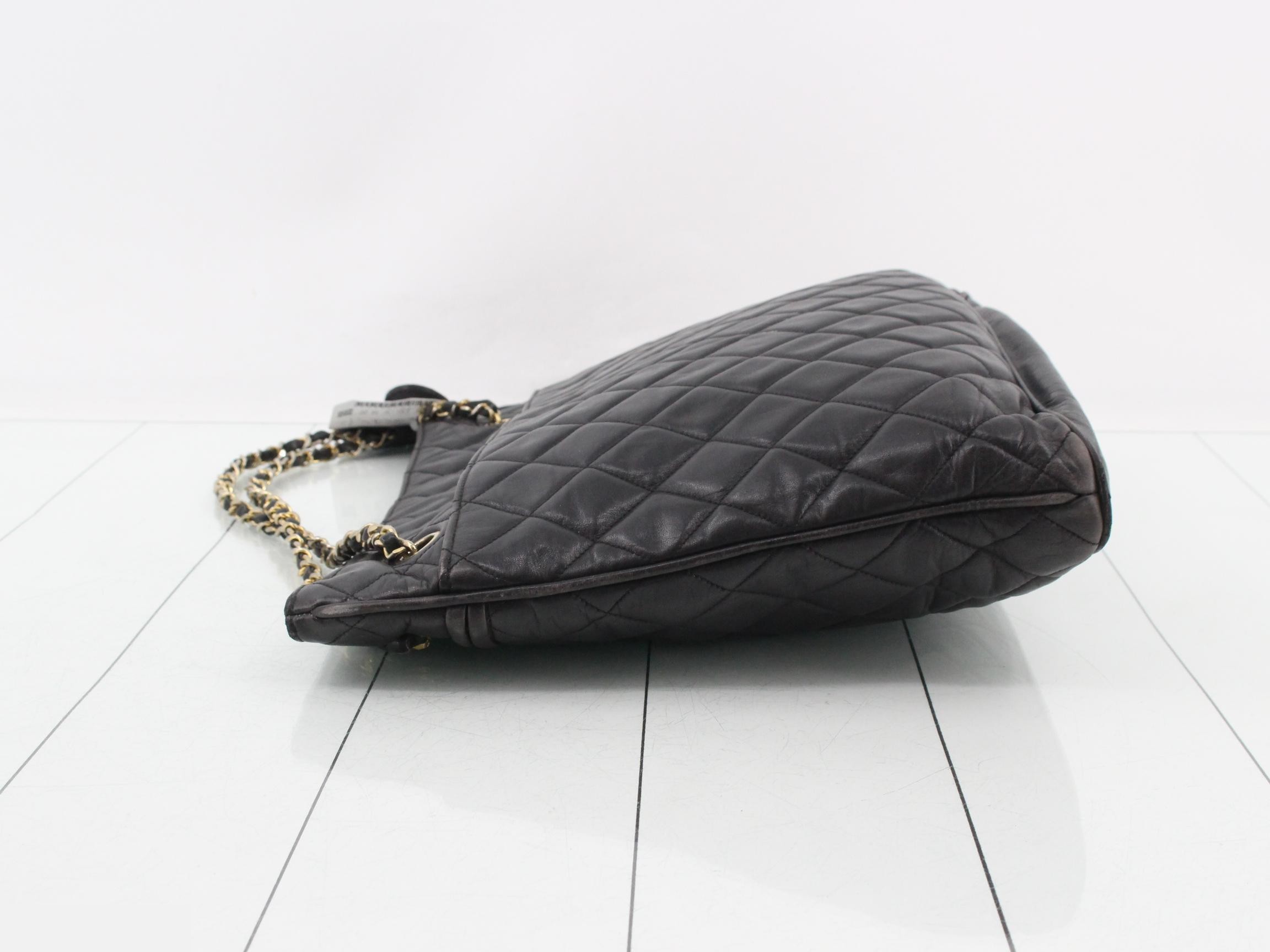 Matelassé Lambskin Chain Shoulder Bag — view 4