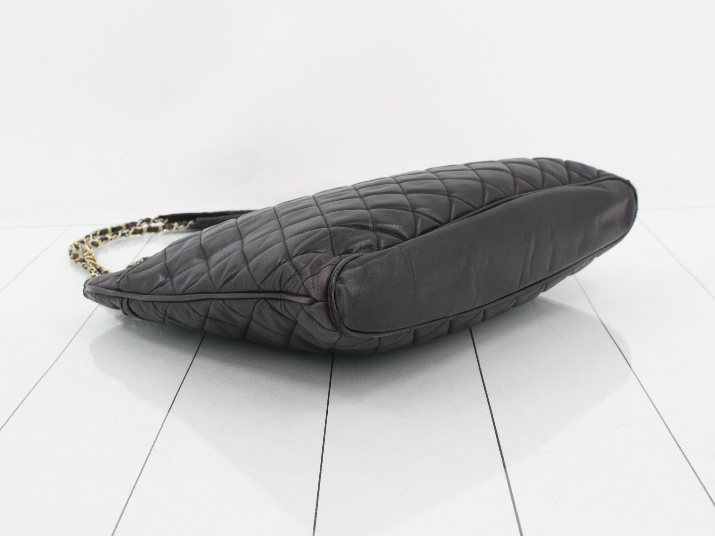 Matelassé Lambskin Chain Shoulder Bag — view 5