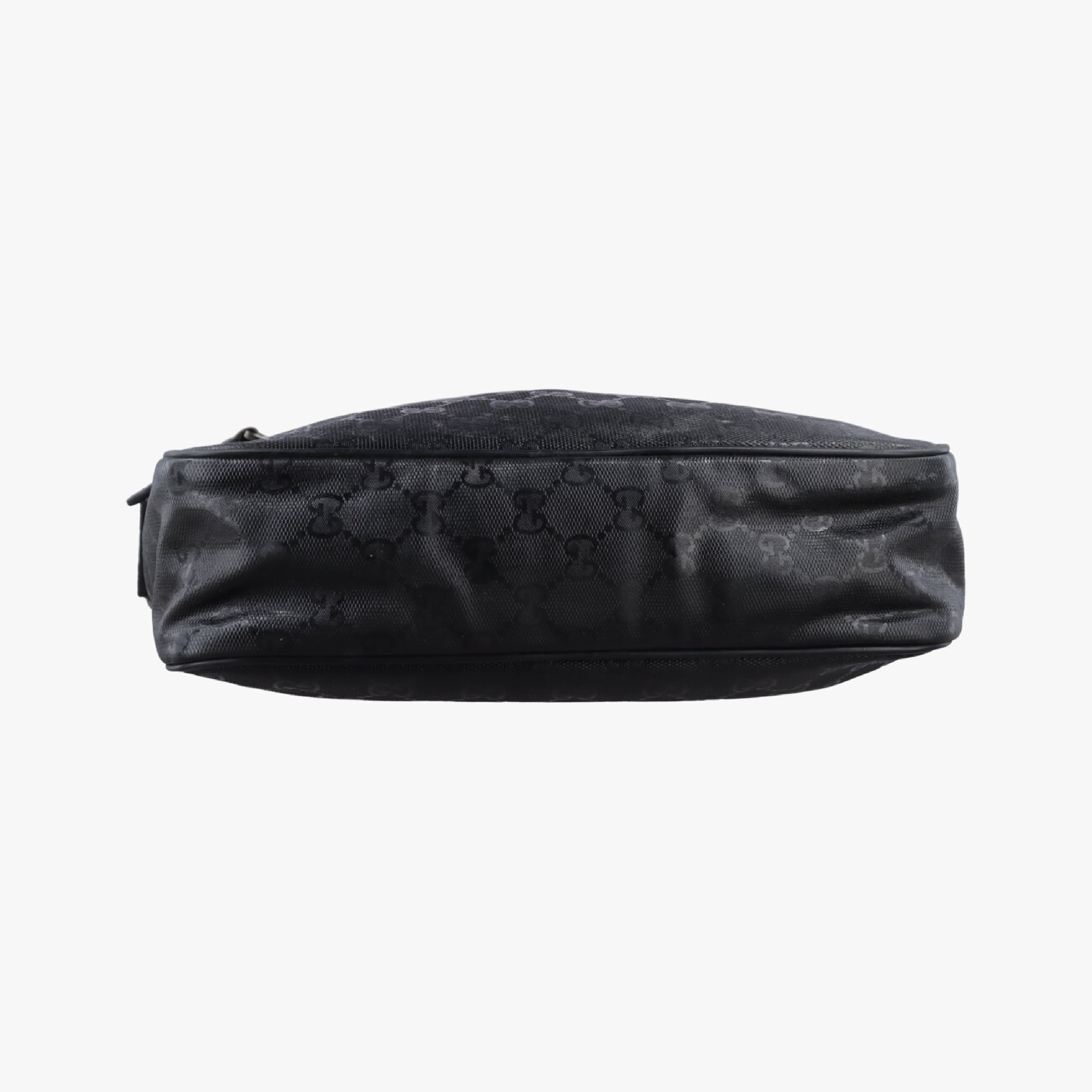 GG Imprime Messenger Bag, Black PVC Coated Canvas, 201448 G5540557 Shoulder Bag — view 3
