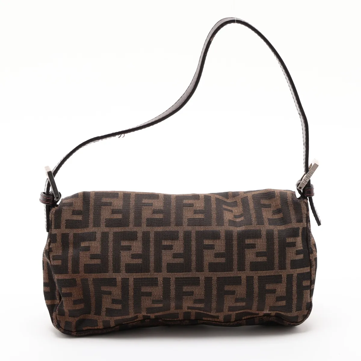 Zucca Mamma Bucket 26424 Canvas x Leather Shoulder Bag Brown — view 2