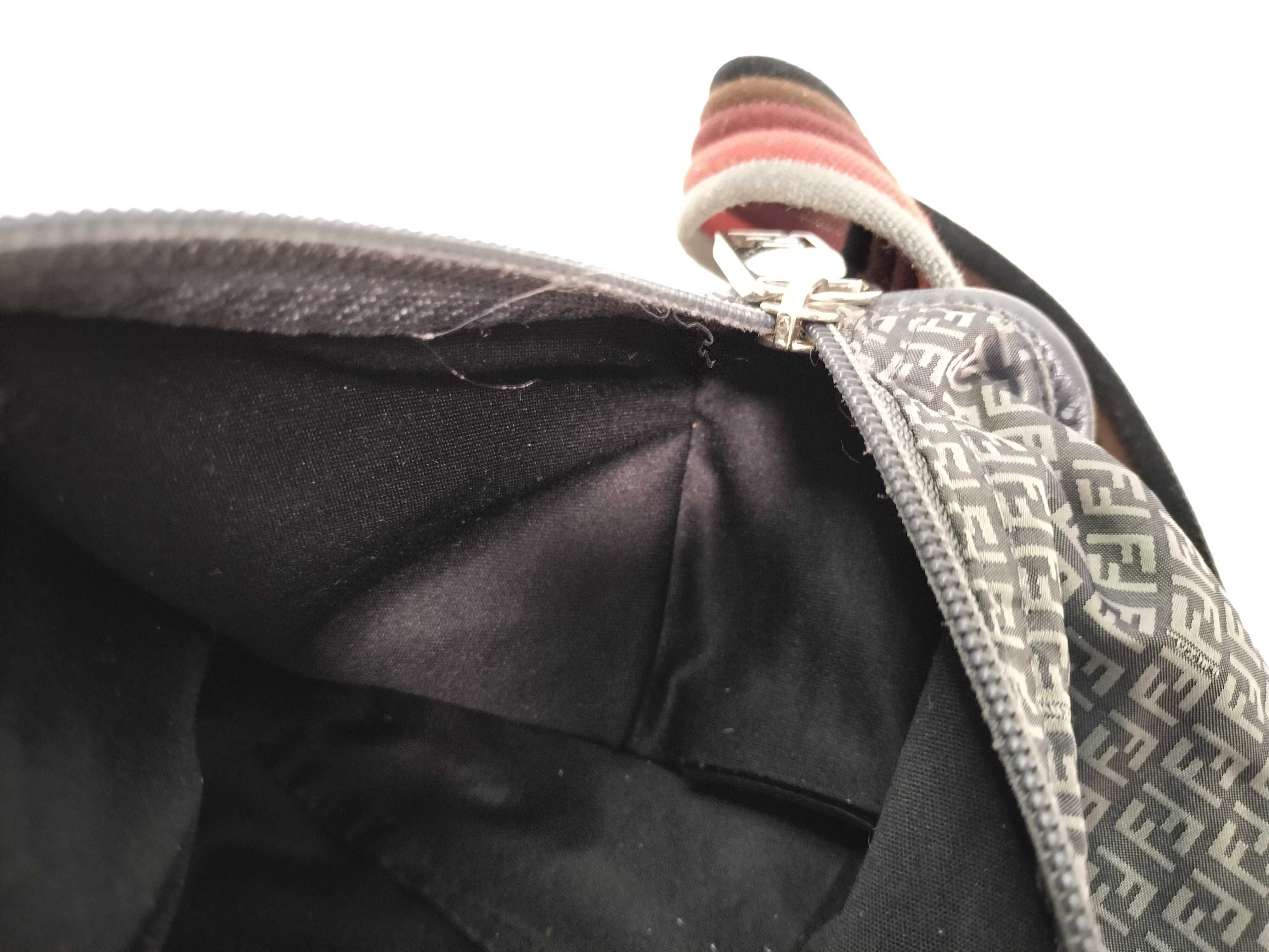 Zucca pattern Fendi Zucchino leather micro shoulder bag — view 15