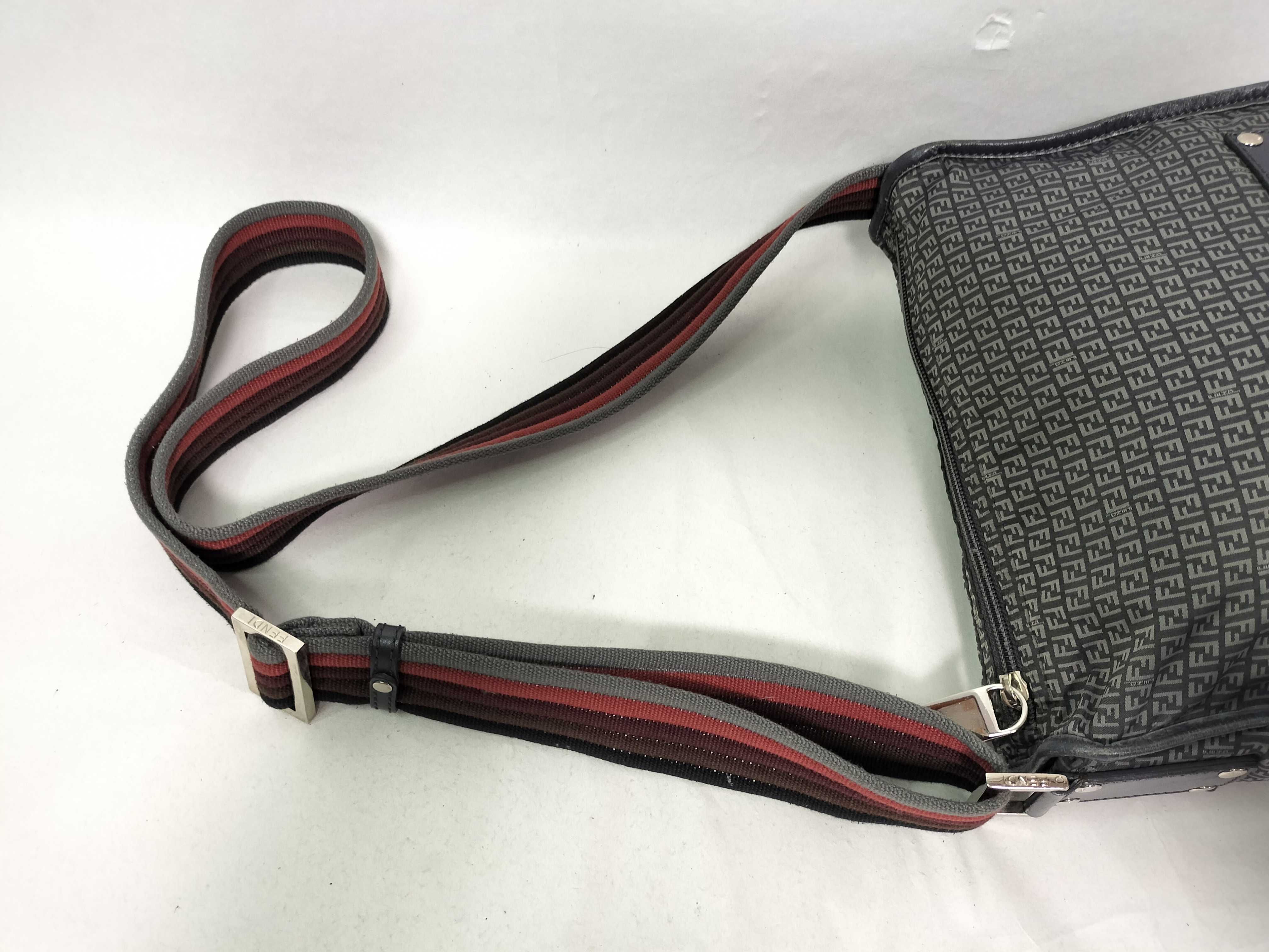 Zucca pattern Fendi Zucchino leather micro shoulder bag — view 5