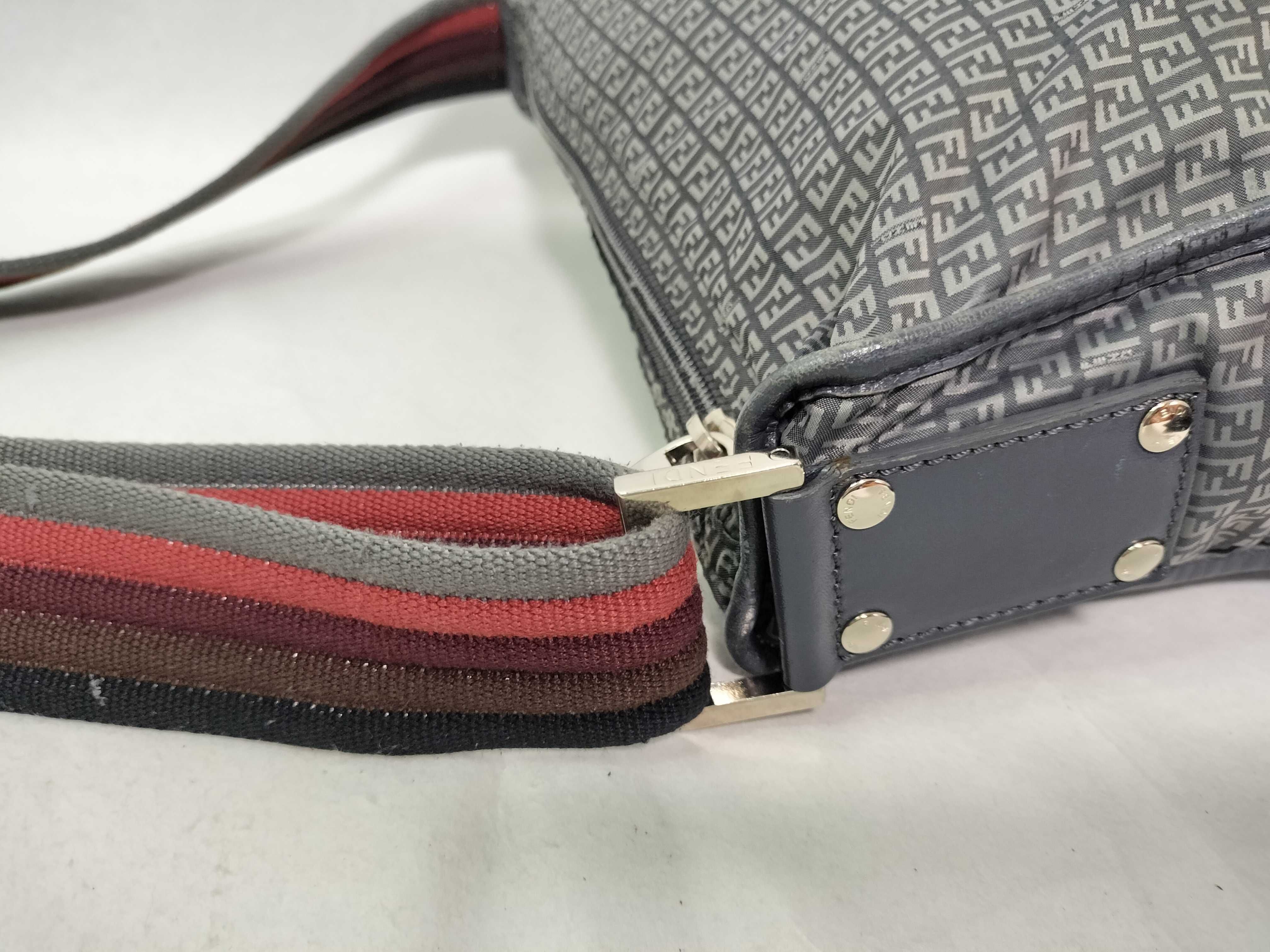 Zucca pattern Fendi Zucchino leather micro shoulder bag — view 7