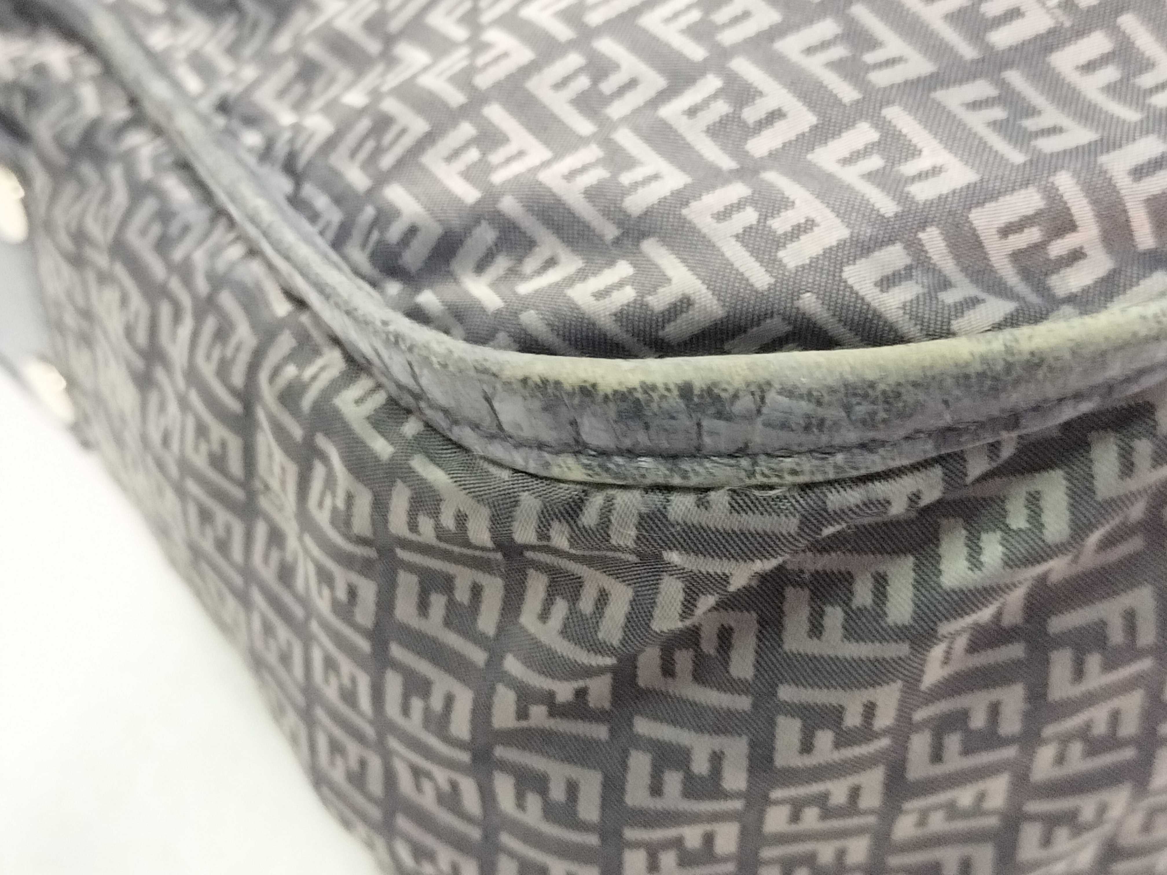Zucca pattern Fendi Zucchino leather micro shoulder bag — view 10