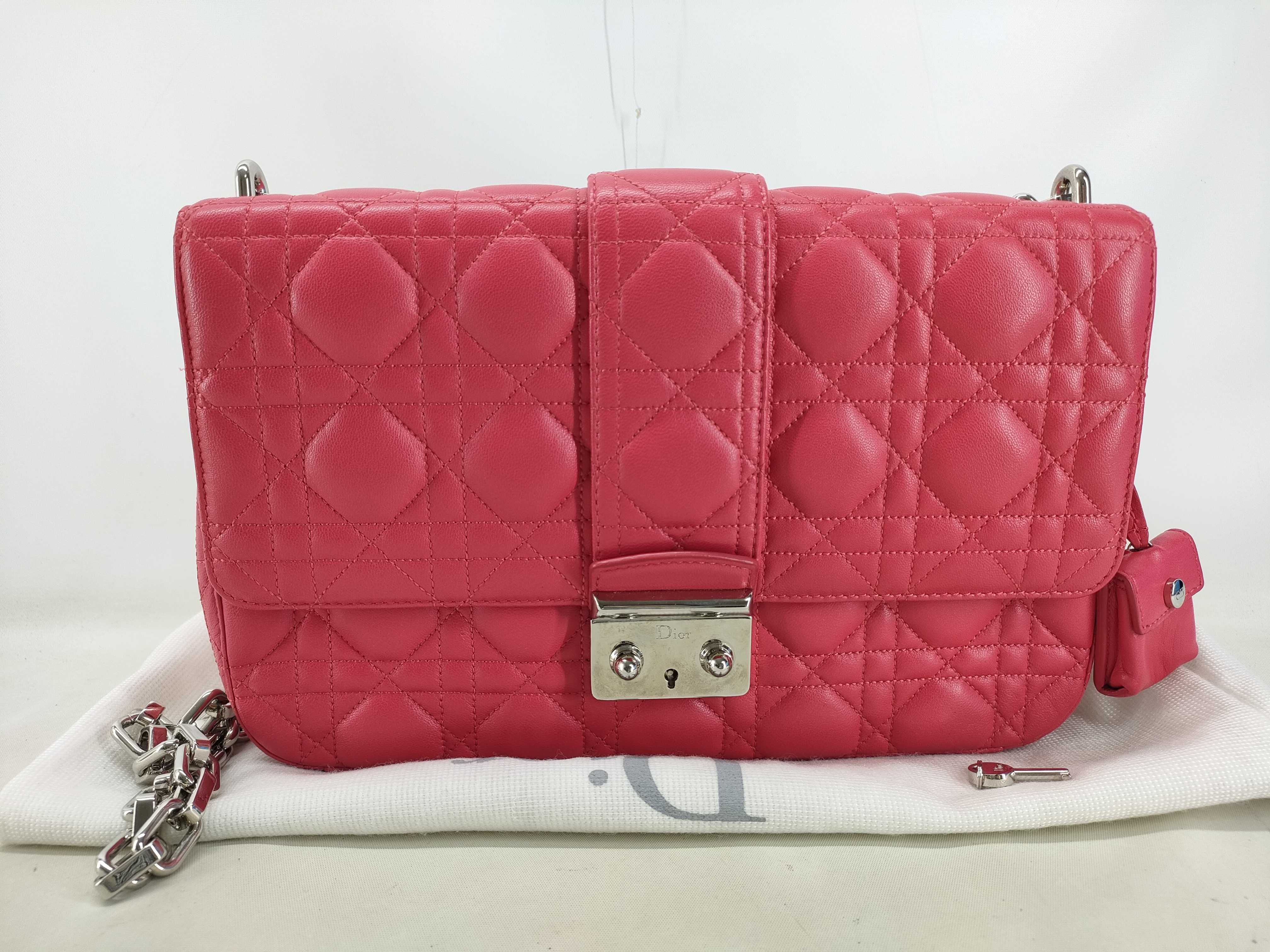 FR-Miss Bag red pink shoulder bag leather shoulder bag
