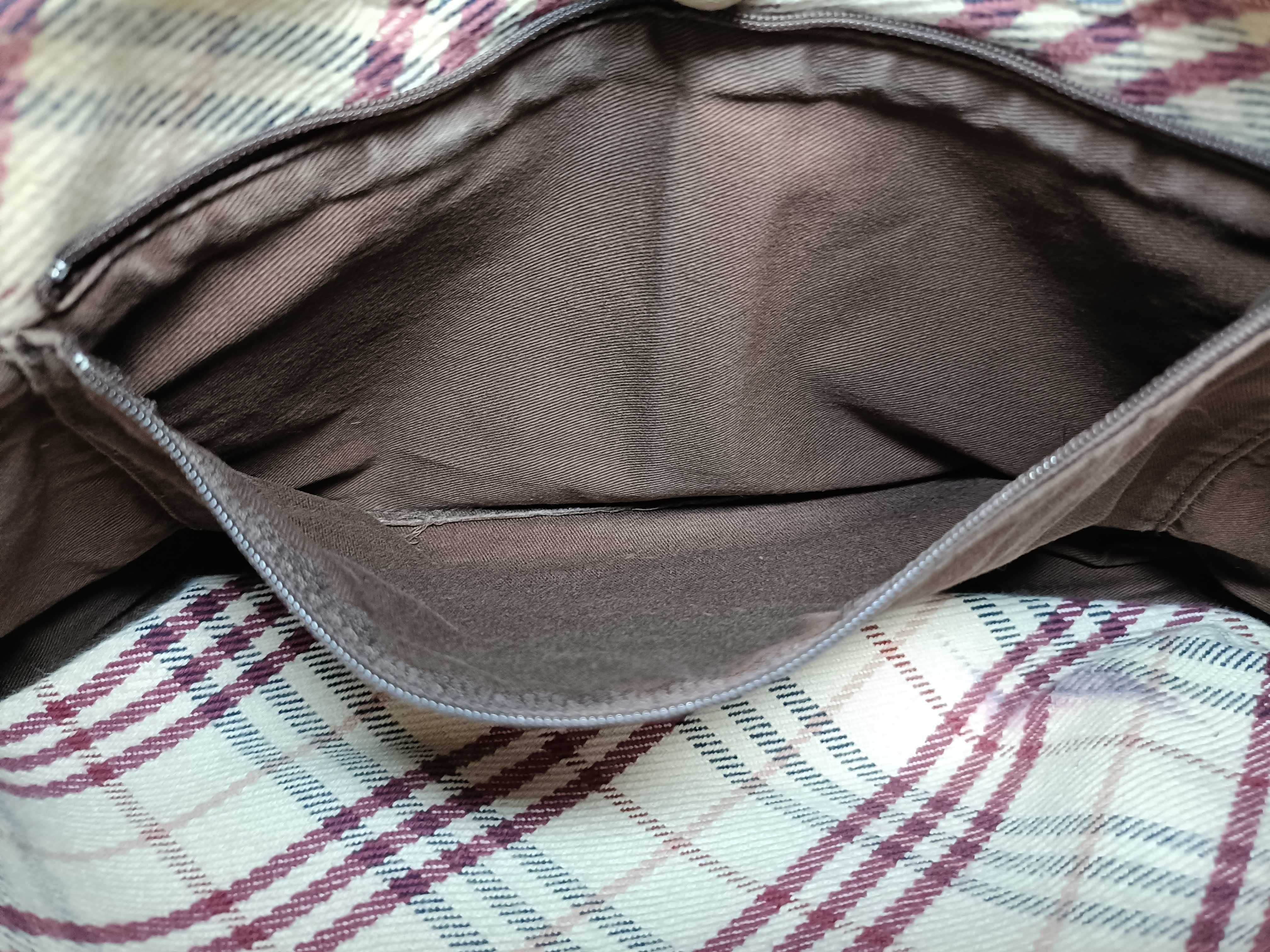 Blue Label Handbag Check Pattern Tote Bag — view 13