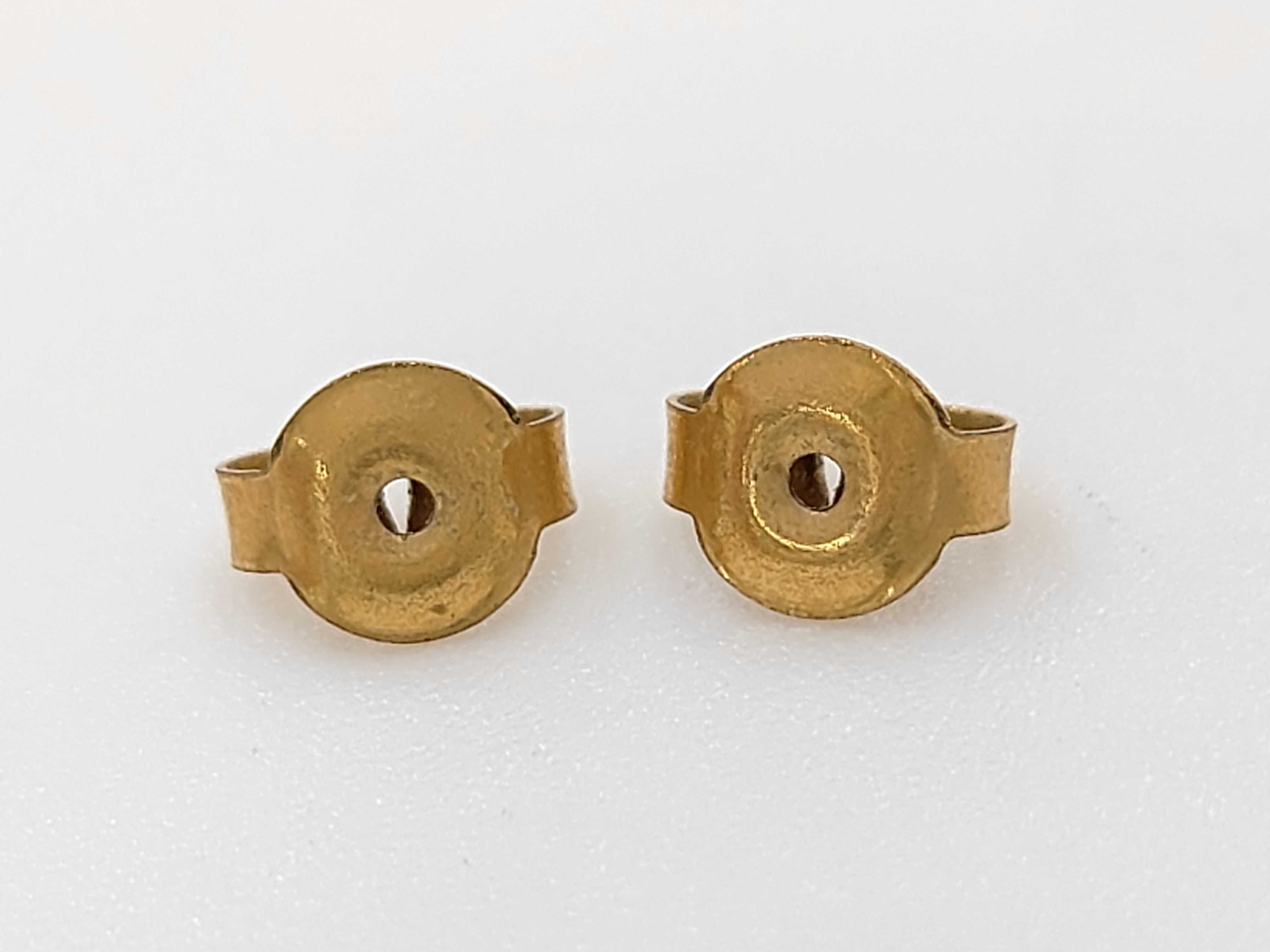 Coco Mark Hoop Earrings, Gold, 01P Earrings — view 5