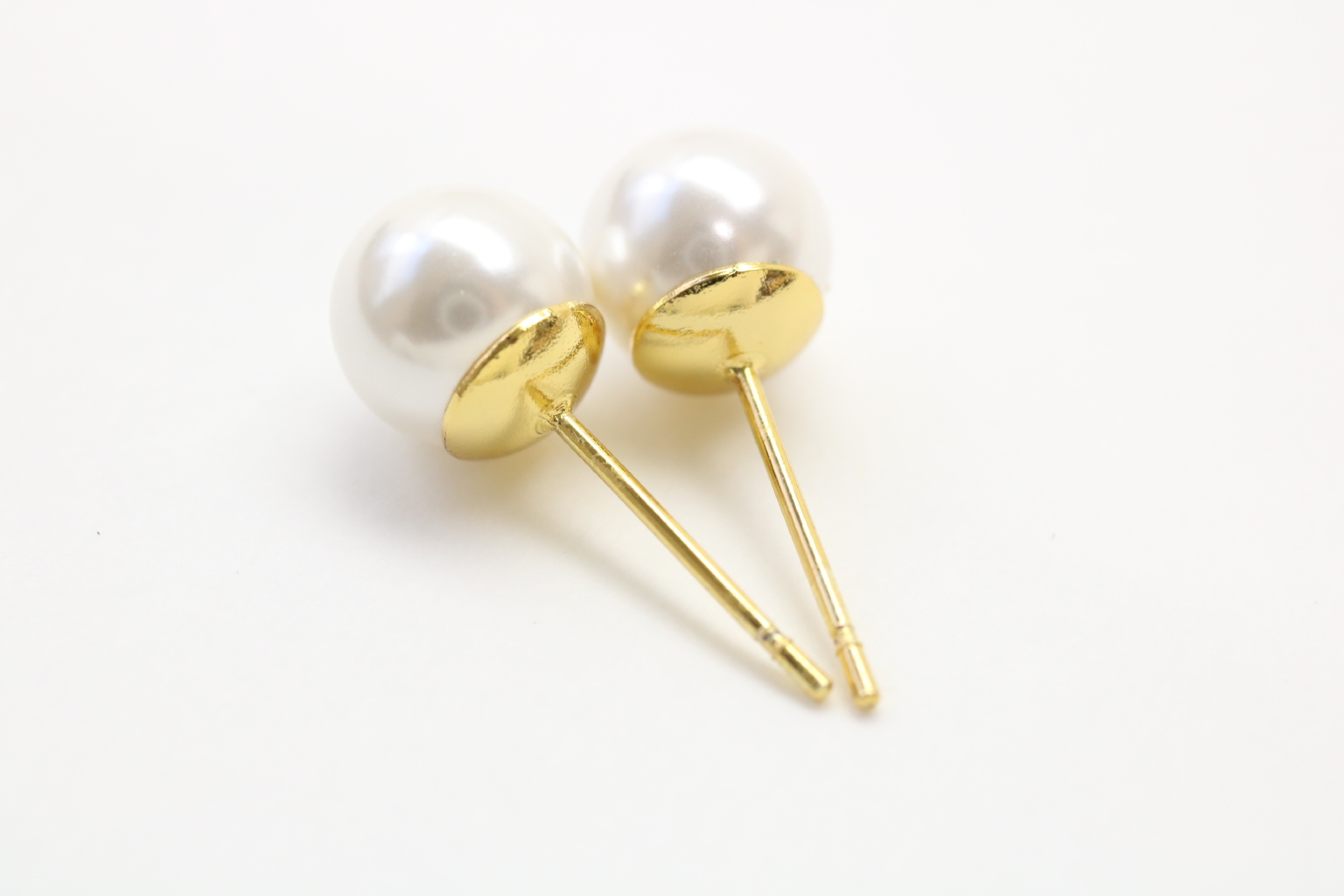 Tribal Pearl Logo Earrings — view 3