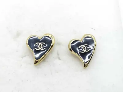 Heart Earrings A22P Coco Mark Earrings