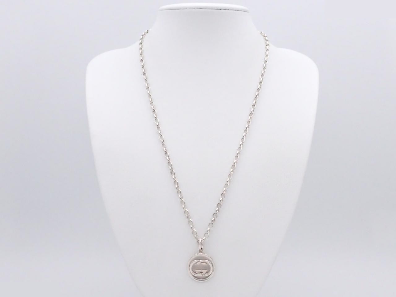 necklace, 925 sterling silver, 16.1g, Interlocking G — view 3