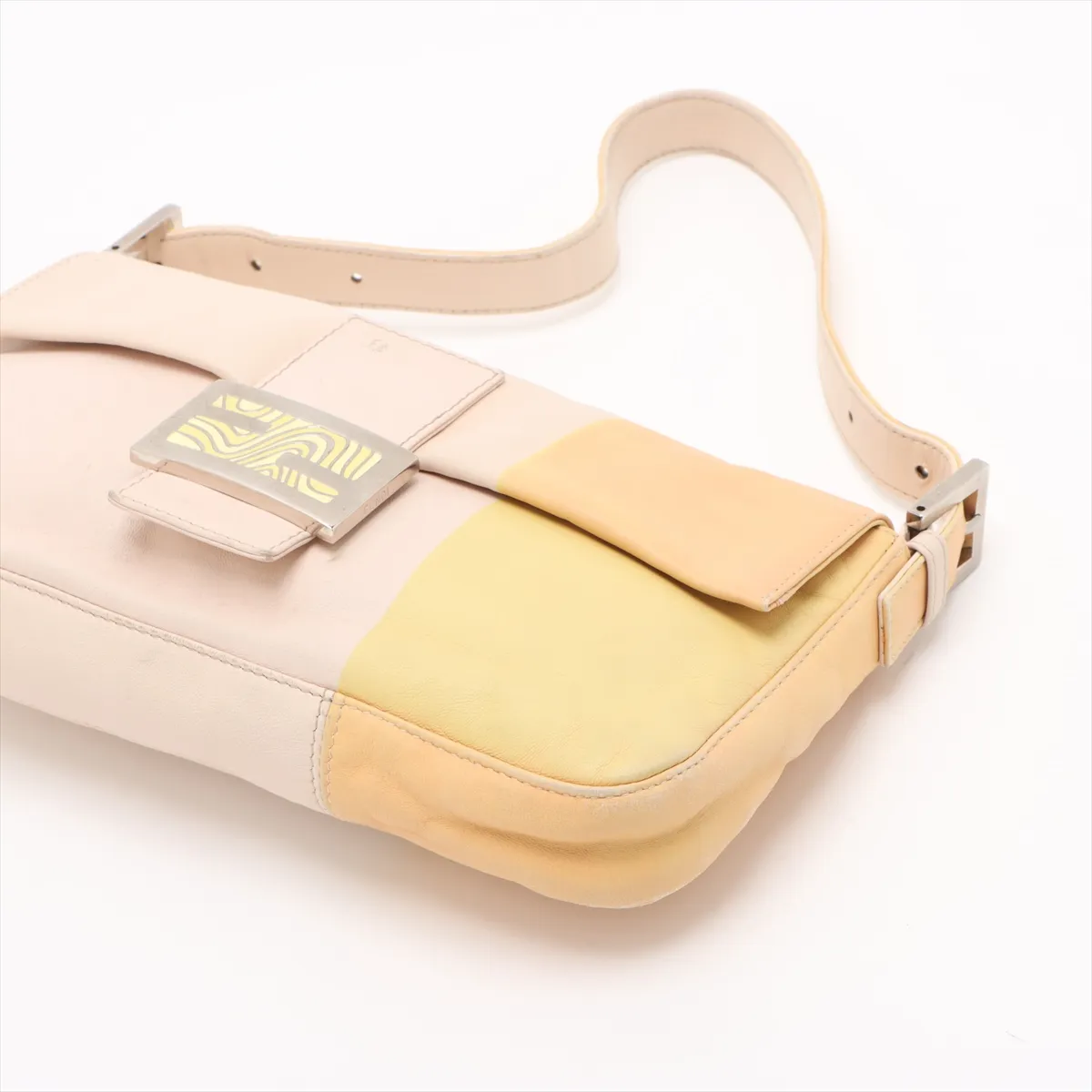 Mamma Bucket Leather Shoulder Bag Multicolor — view 3