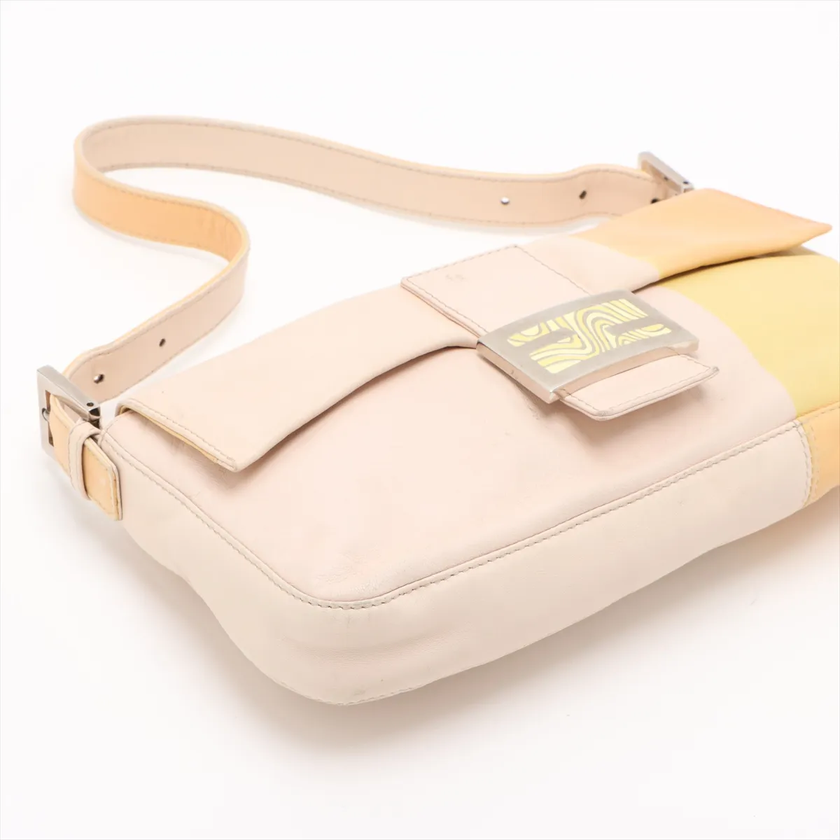 Mamma Bucket Leather Shoulder Bag Multicolor — view 4