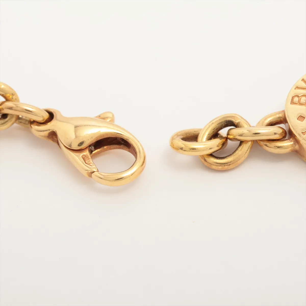 Onyx Bracelet 750 (YG) 27.2g, small chips on stones, — view 4