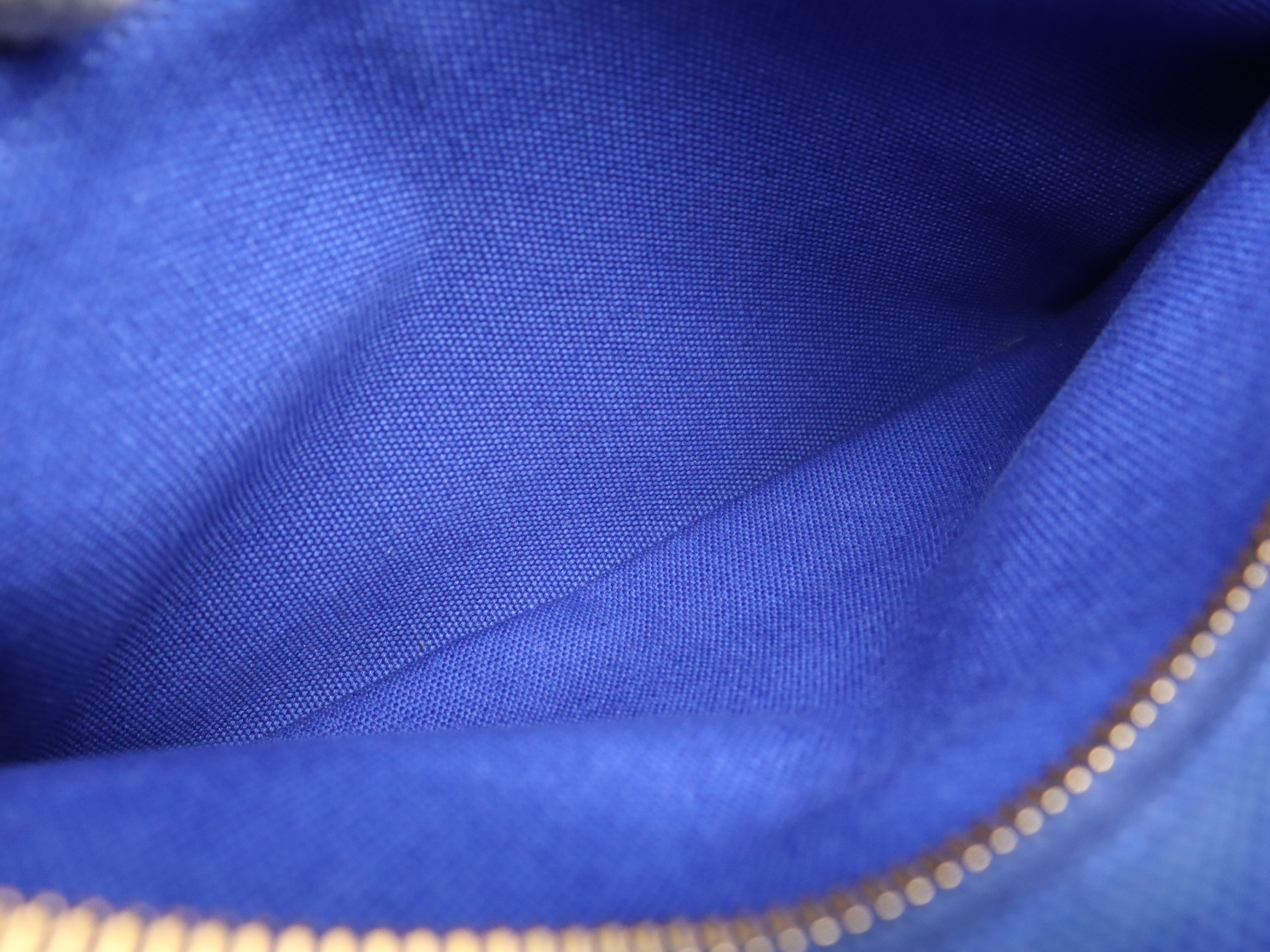 Canvas Canapa L Tote Bag Blue Gold Hardware Tote Bag — view 12
