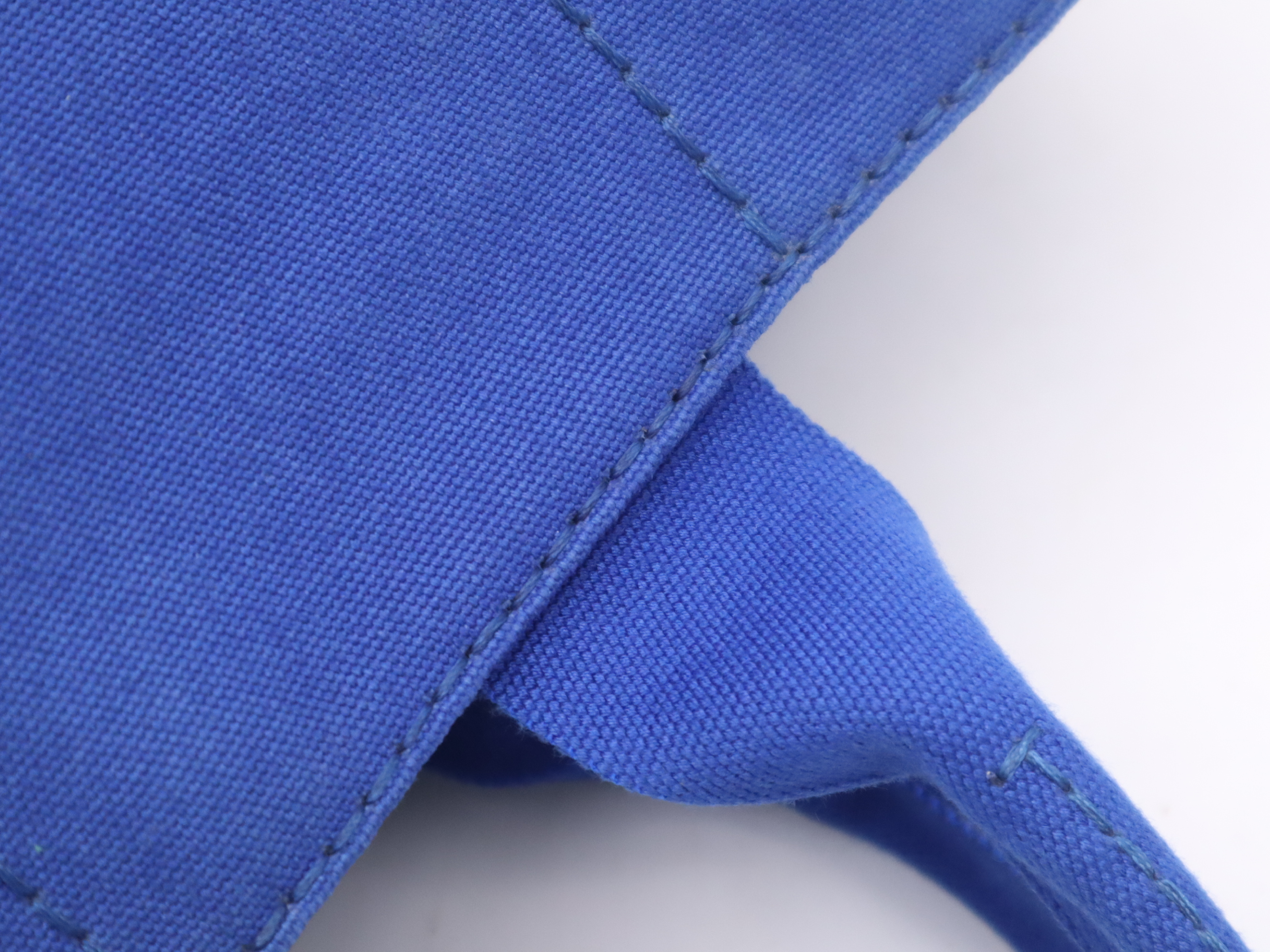 Canvas Canapa L Tote Bag Blue Gold Hardware Tote Bag — view 8