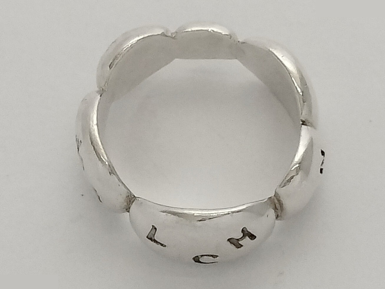 Logo Camellia 925/5.4g Silver Ring #9 — view 3
