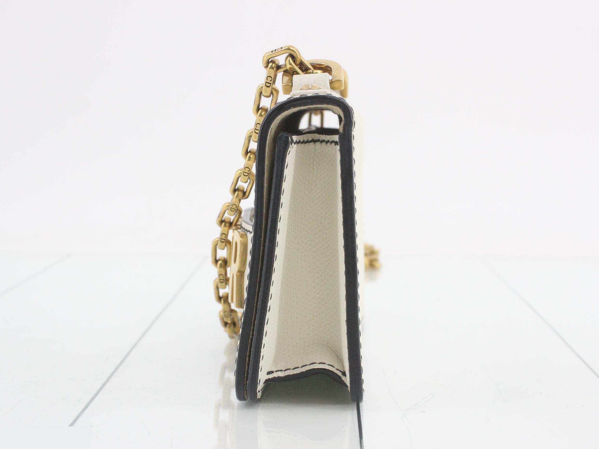 J'Adior Leather Chain Shoulder Bag — view 3