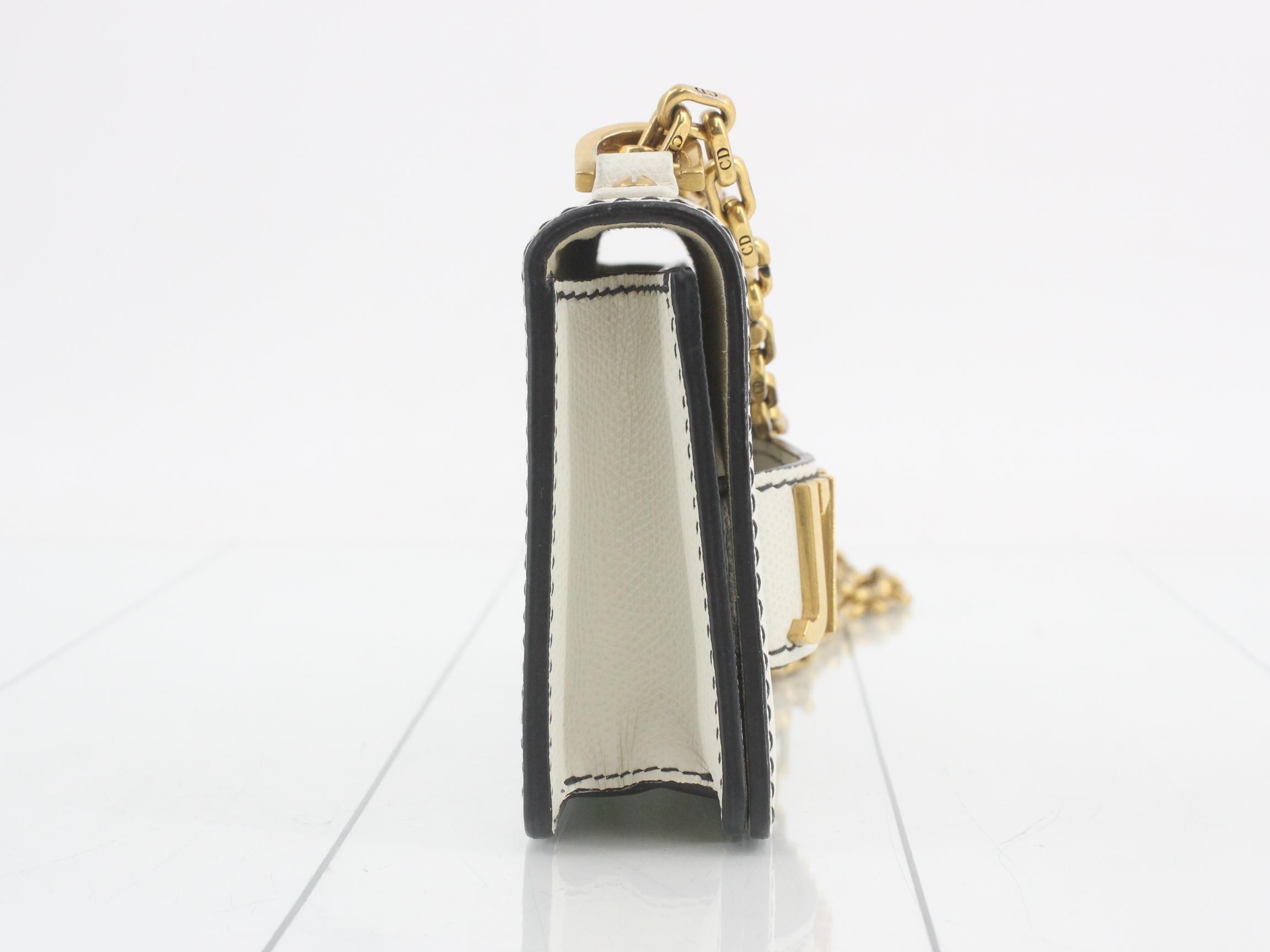J'Adior Leather Chain Shoulder Bag — view 4