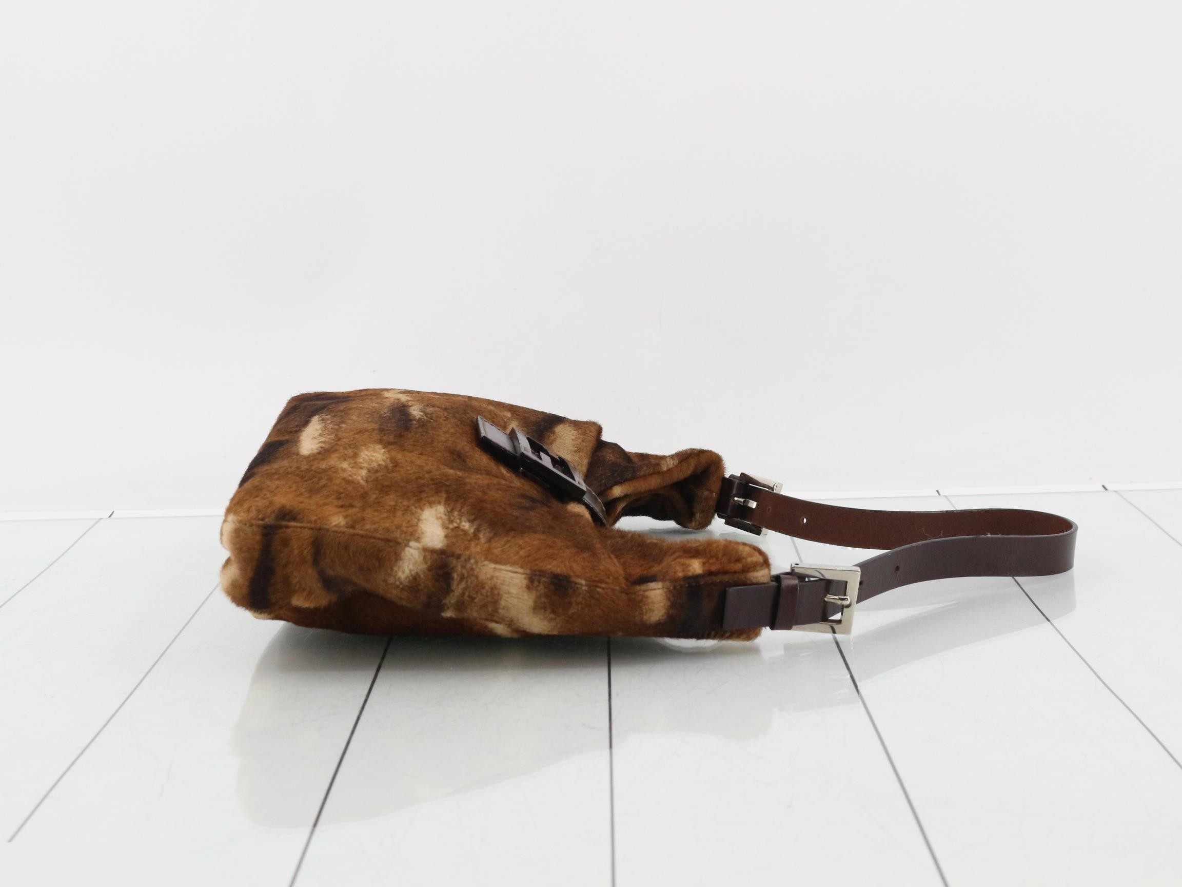 Other lines: Bags & Handbags, Calf Hair, Animal Print, Brown — view 3