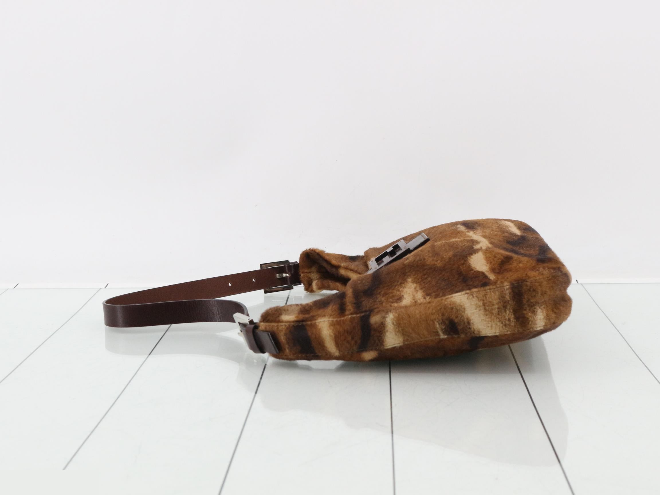 Other lines: Bags & Handbags, Calf Hair, Animal Print, Brown — view 4